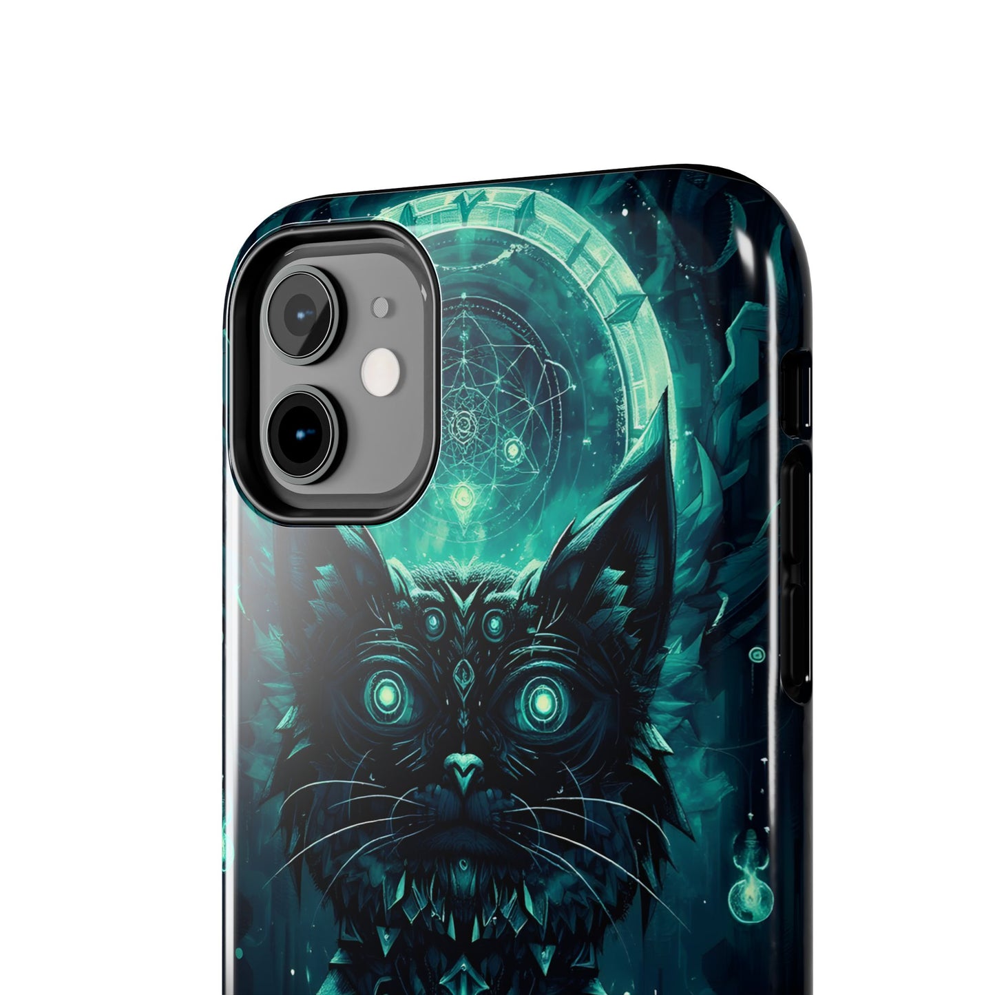 Mystical Dark Cat Phone Case - Tough Protective Cover for Cat Lovers - for iPhone