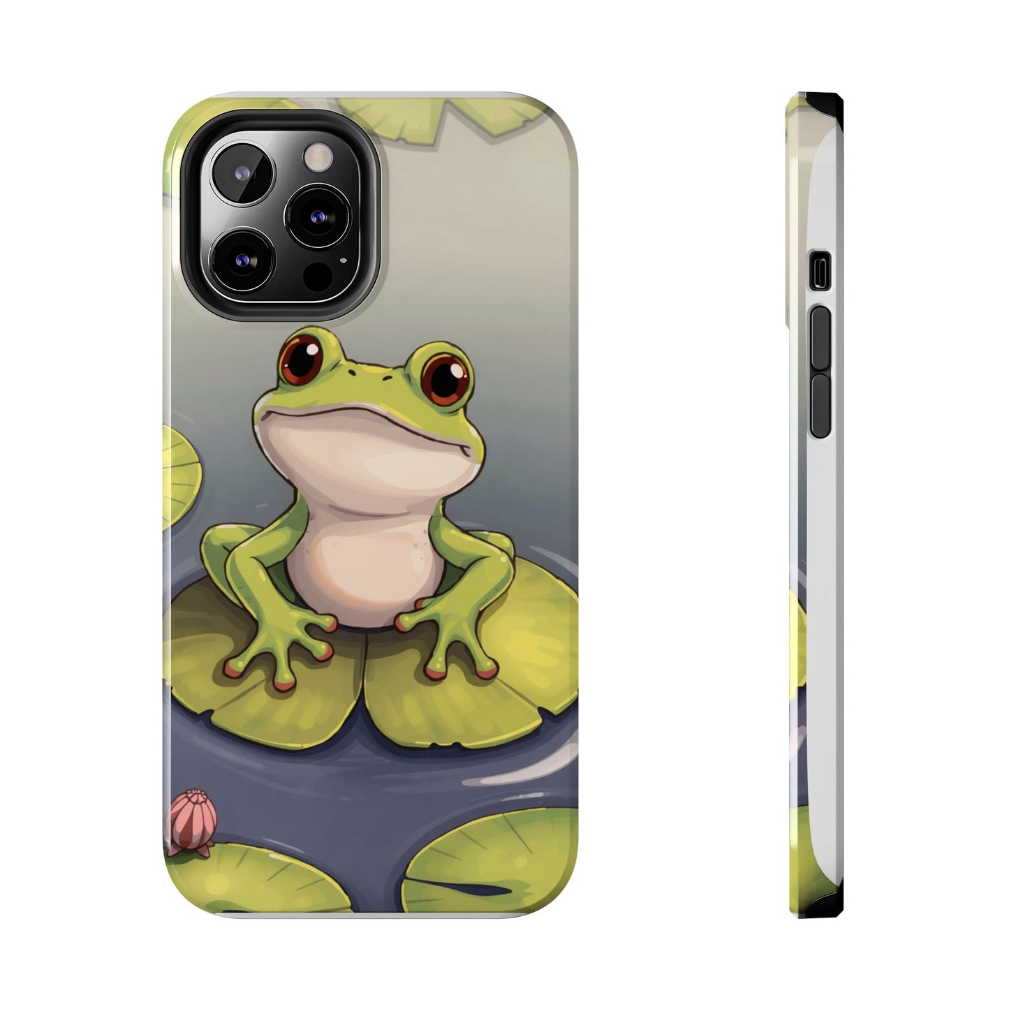 Cute Frog Tough Phone Case - Durable Protection with Nature Vibe