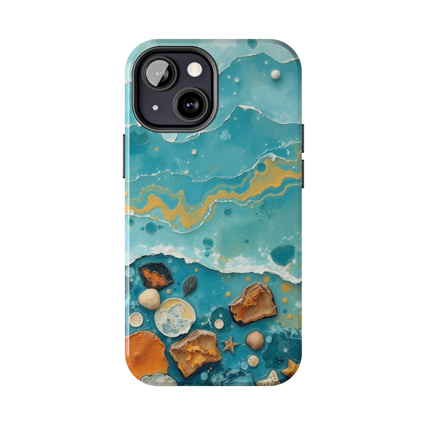 Ocean-Inspired Tough Phone Cases - Coastal Beach Vibe, Easy Accessory for Beach Lovers