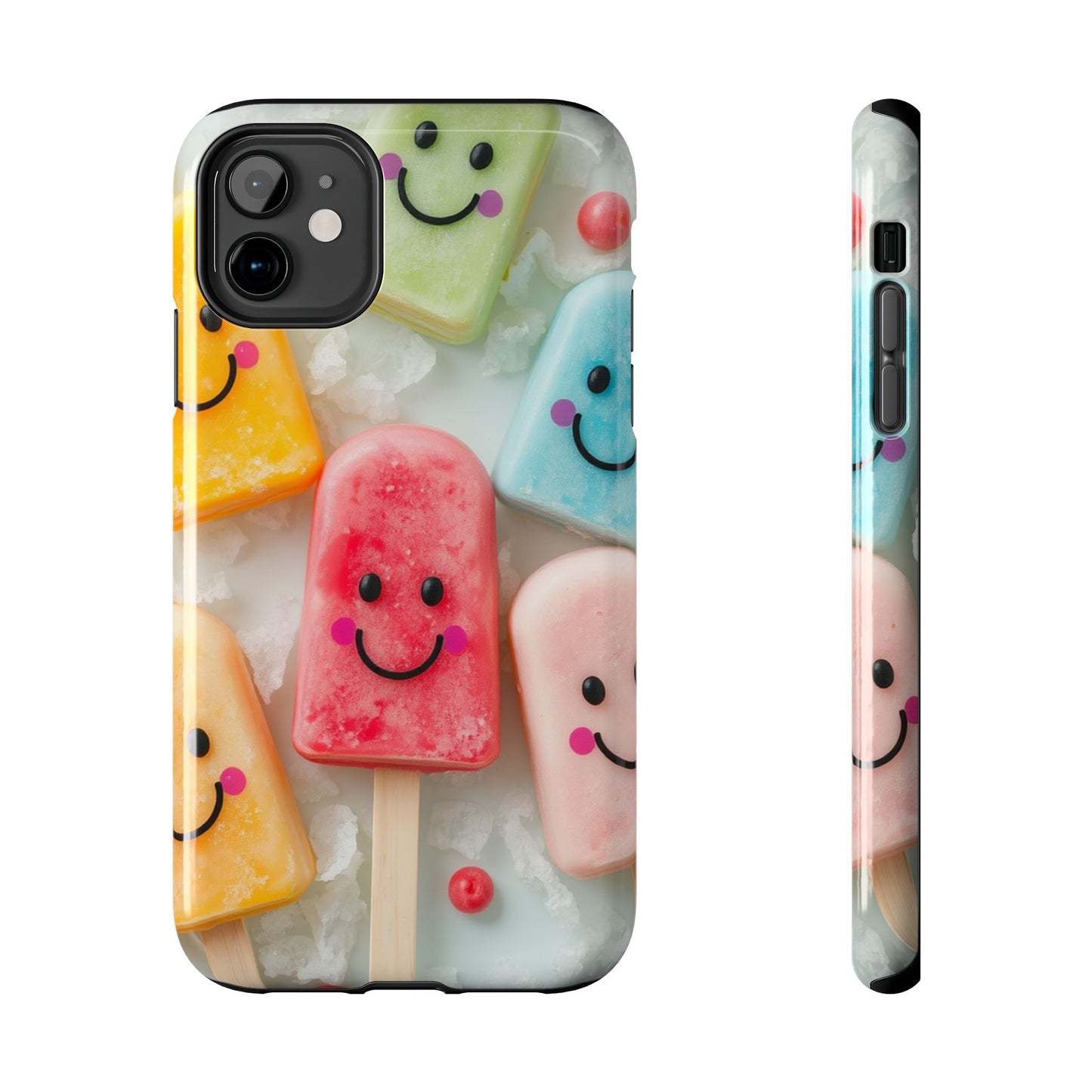 Cute Smile Popsicle Tough Phone Case - Fun Protection for Your Device