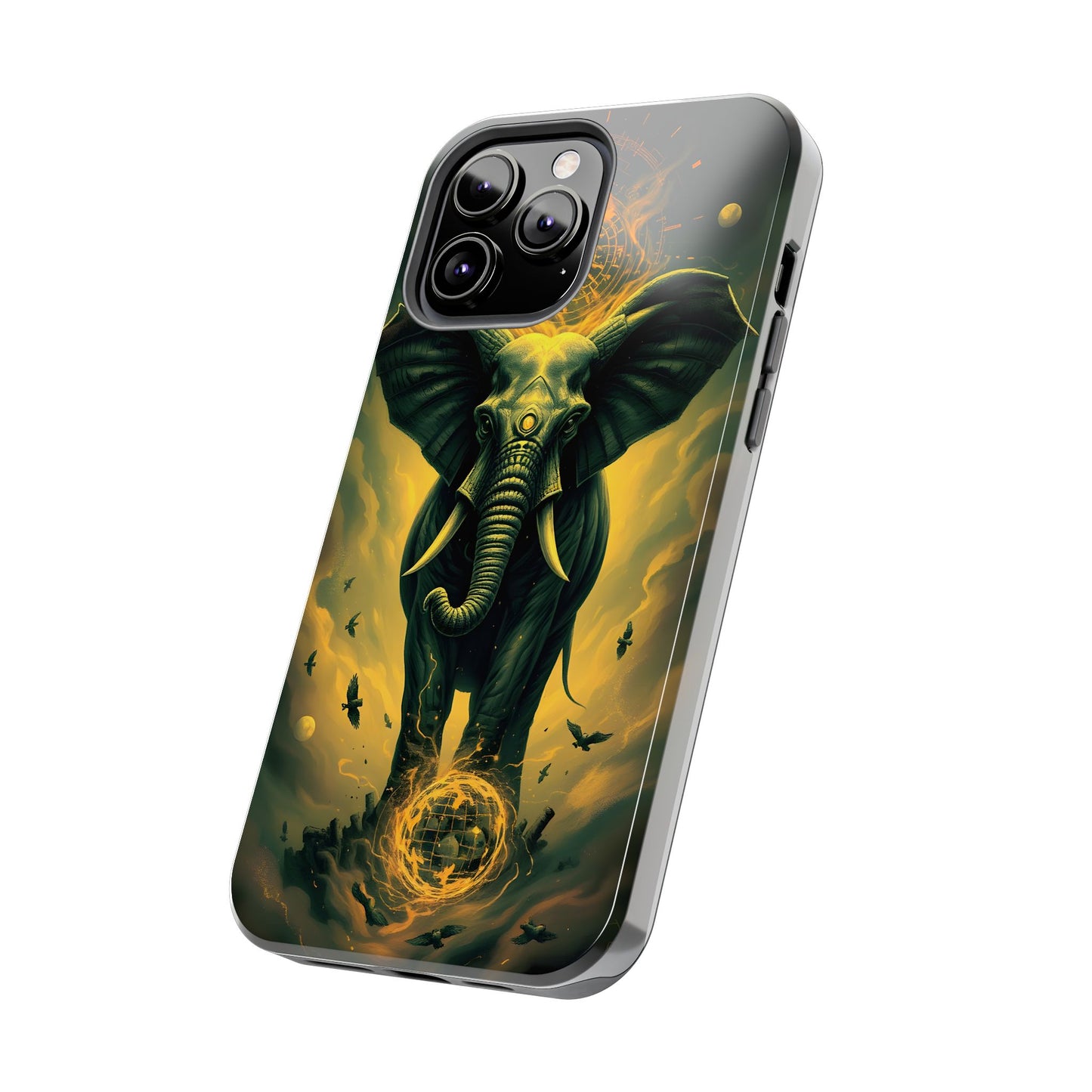 Majestic Elephant Clouds Tough Phone Case - Durable Protection with Bold Design - for iPhone