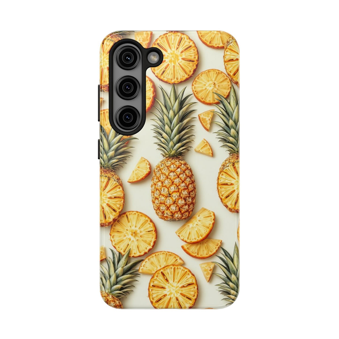 Tropical Pineapple Phone Case - Tough Phone Protector for Summer Vibes