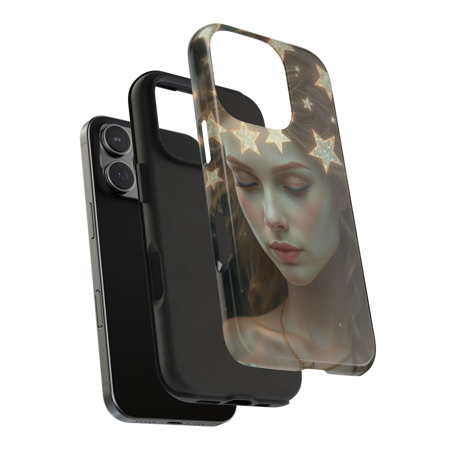Celestial Dream Tough Phone Case - Artistic Starry Design for Style Enthusiasts