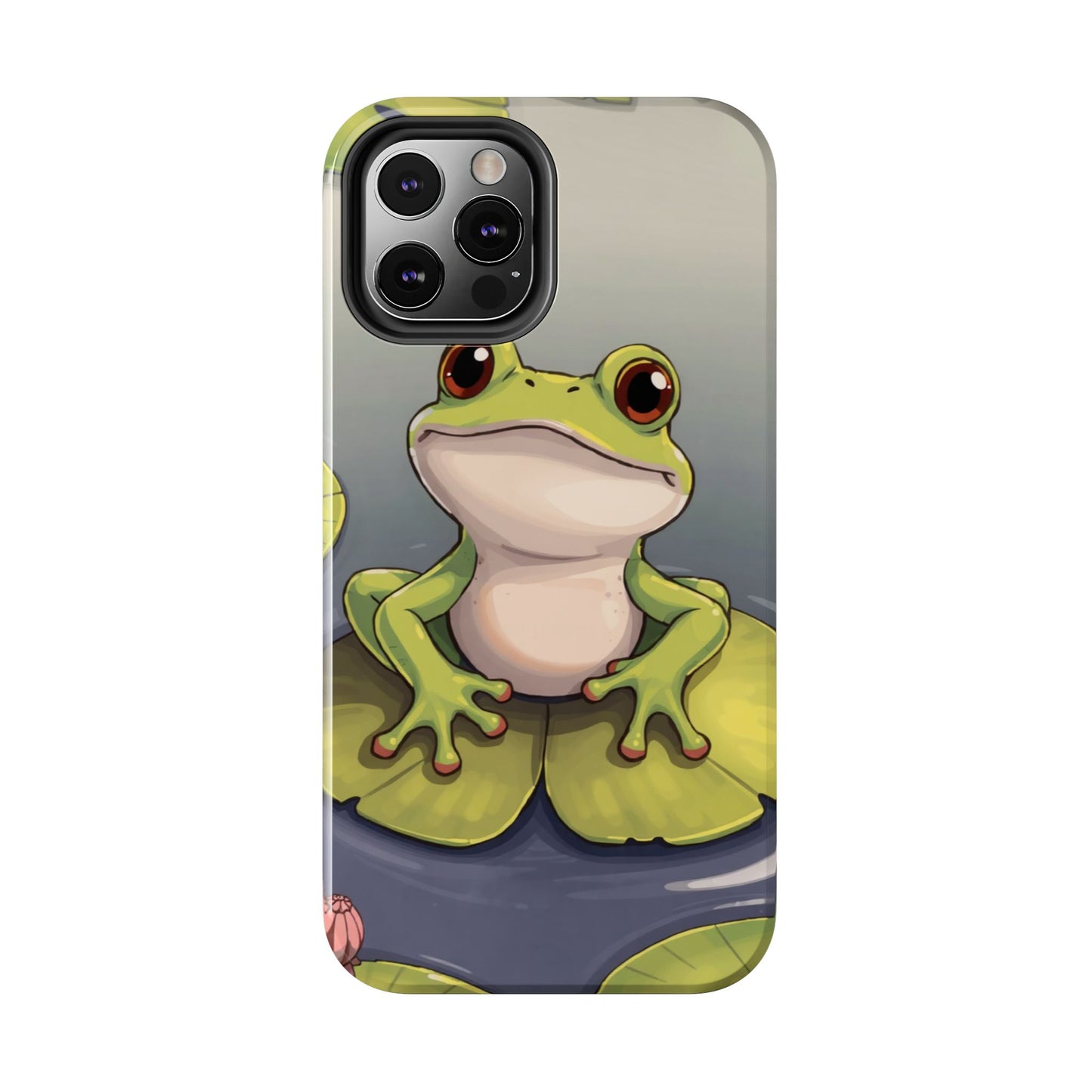 Cute Frog Tough Phone Case - Durable Protection with Nature Vibe