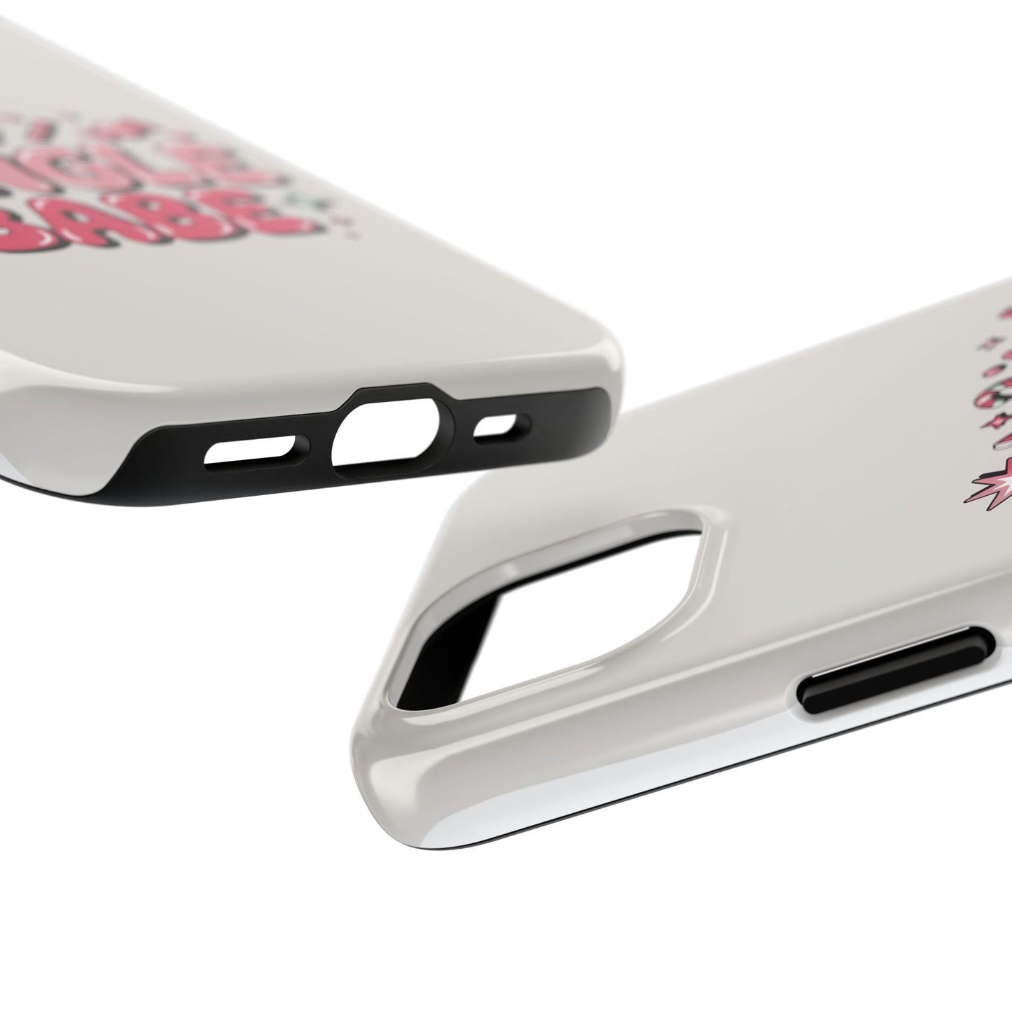 Jingle Babe Tough Phone Case - Festive Holiday Protection for Your iPhone