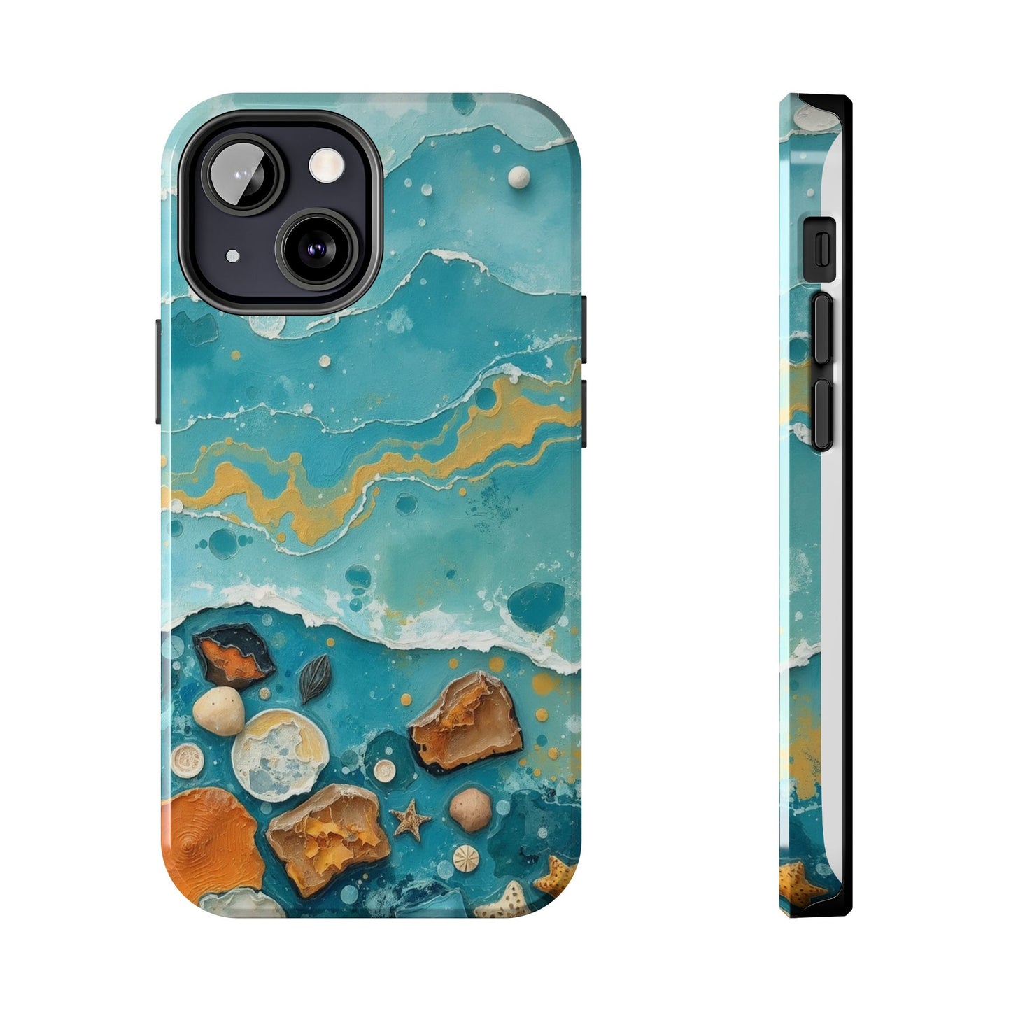 Ocean-Inspired Tough Phone Cases - Coastal Beach Vibe, Easy Accessory for Beach Lovers