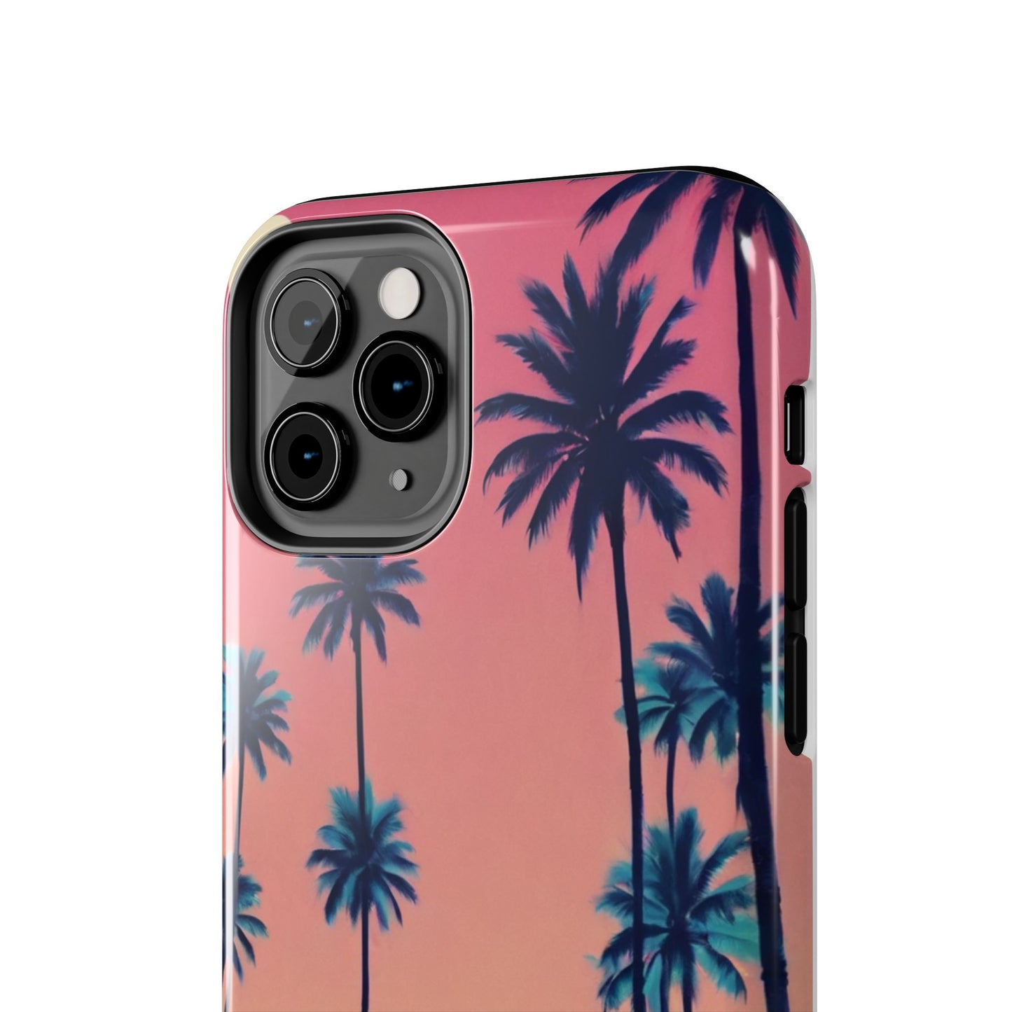 Tropical Beach Vibe Tough Phone Case - Vintage Van Design - for iPhone