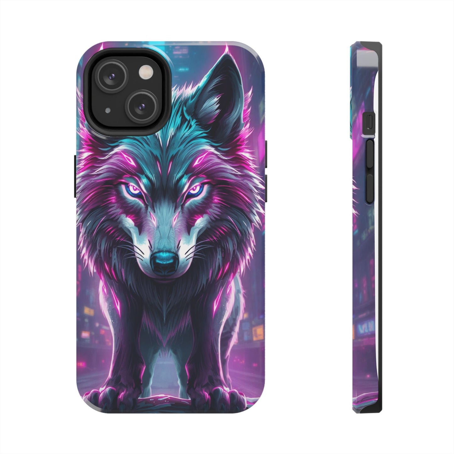 Fierce Wolf Phone Case - Tough & Vibrant Design for Animal Lovers