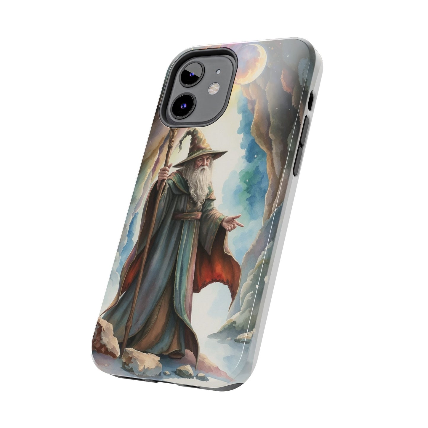 Magical Wizard Phone Case - Tough, Durable Phone Cover for Fantasy Lovers, Geek Gift, Unique Design, Celestial Phone Accessory