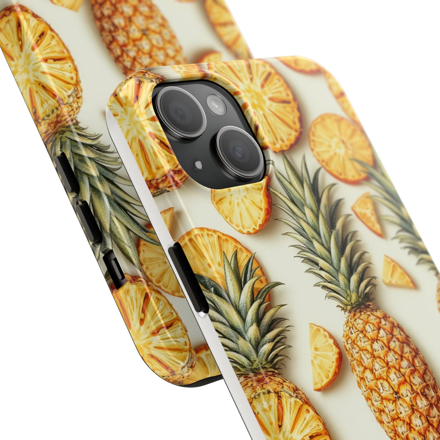 Tropical Pineapple Phone Case - Tough Phone Protector for Summer Vibes