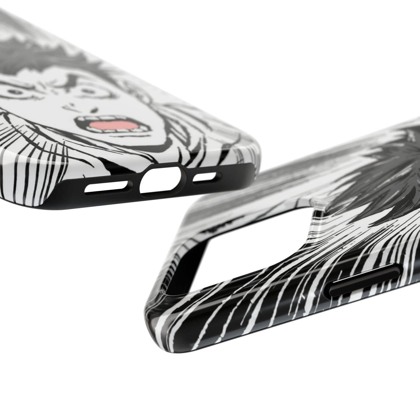 Intense Graphic Phone Case - Tough Design for Anime Fans