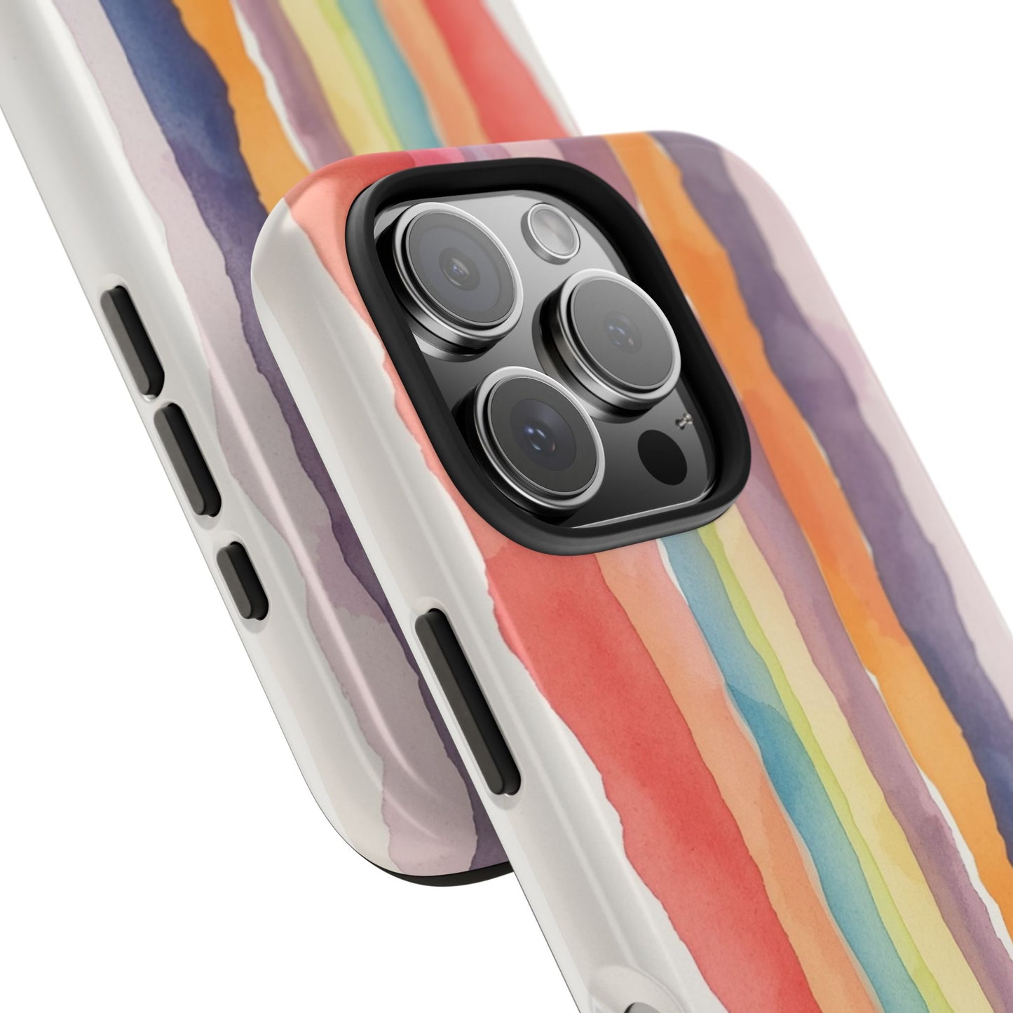 Colorful Watercolor Tough Phone Case - Stylish and Durable Cover for Creative Souls