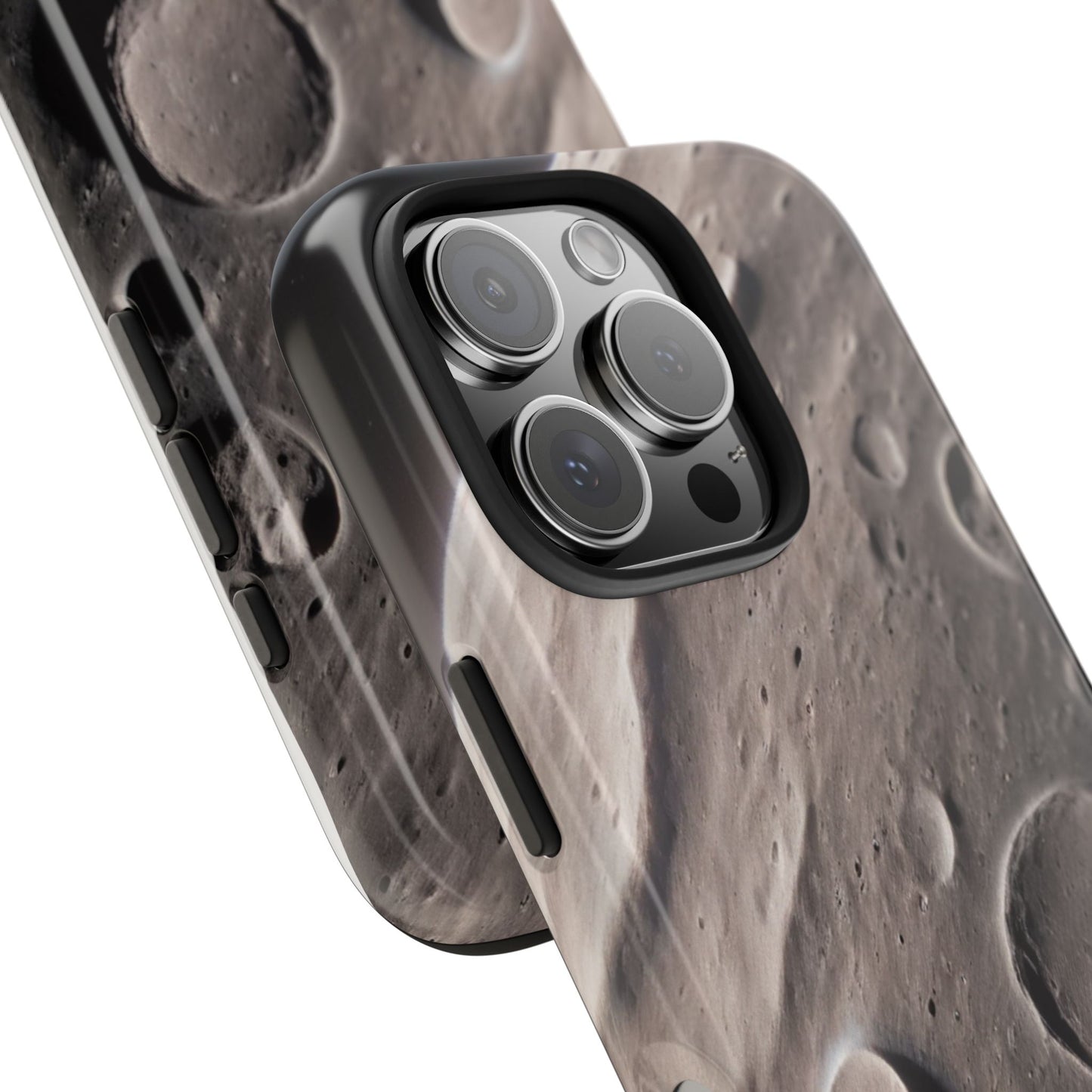 Celestial Moon Surface Tough Phone Case | Durable Space-Themed Design - for iPhone