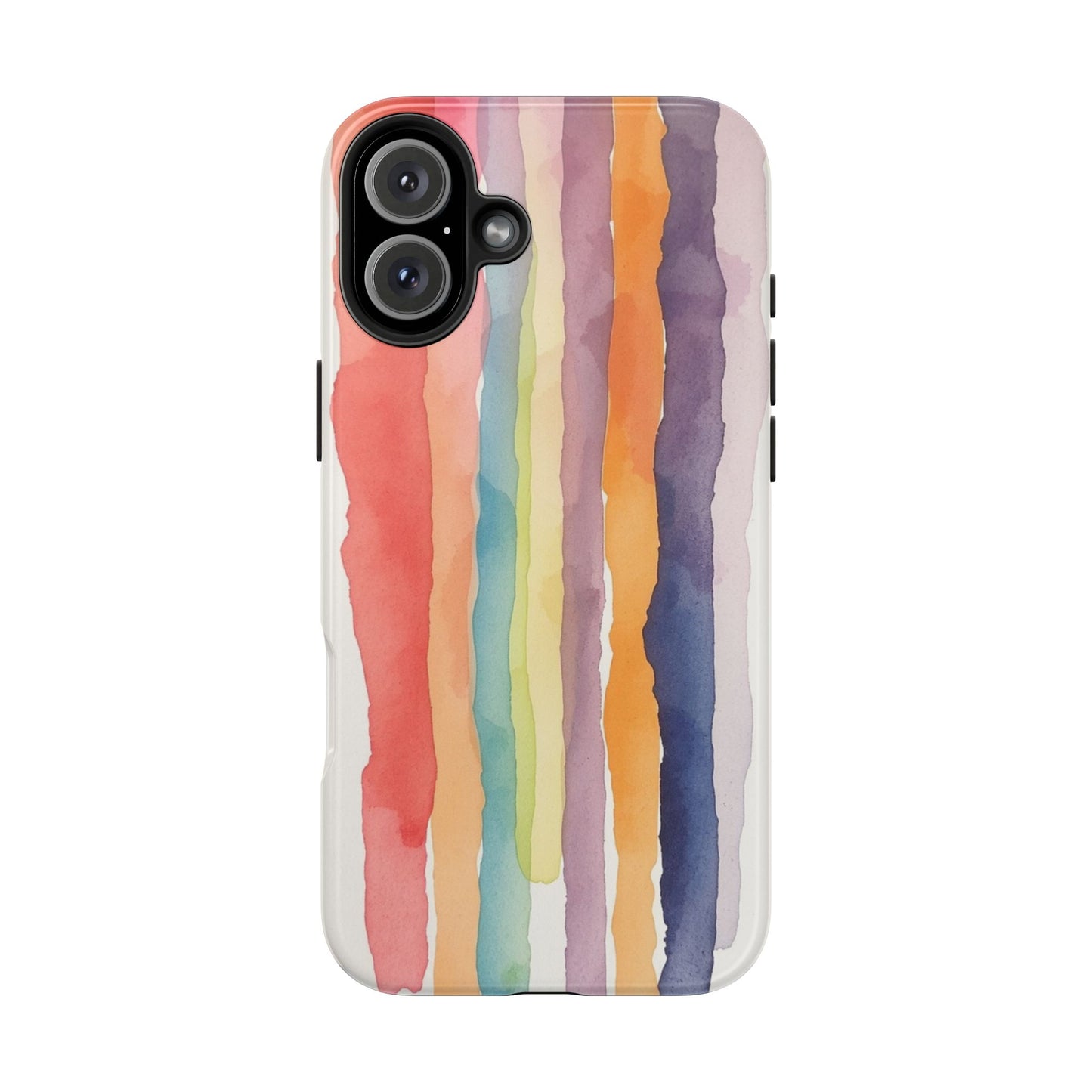 Colorful Watercolor Tough Phone Case - Stylish and Durable Cover for Creative Souls