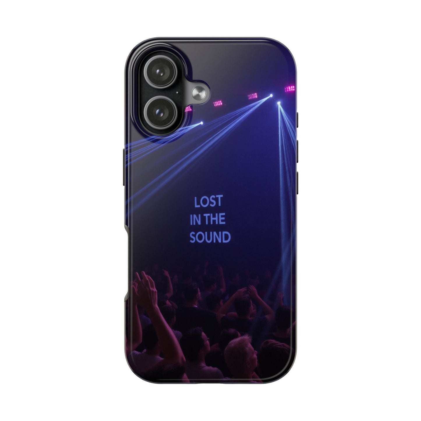 Vibrant Tough Phone Case - 'Lost in the Sound' Design for Music Lovers