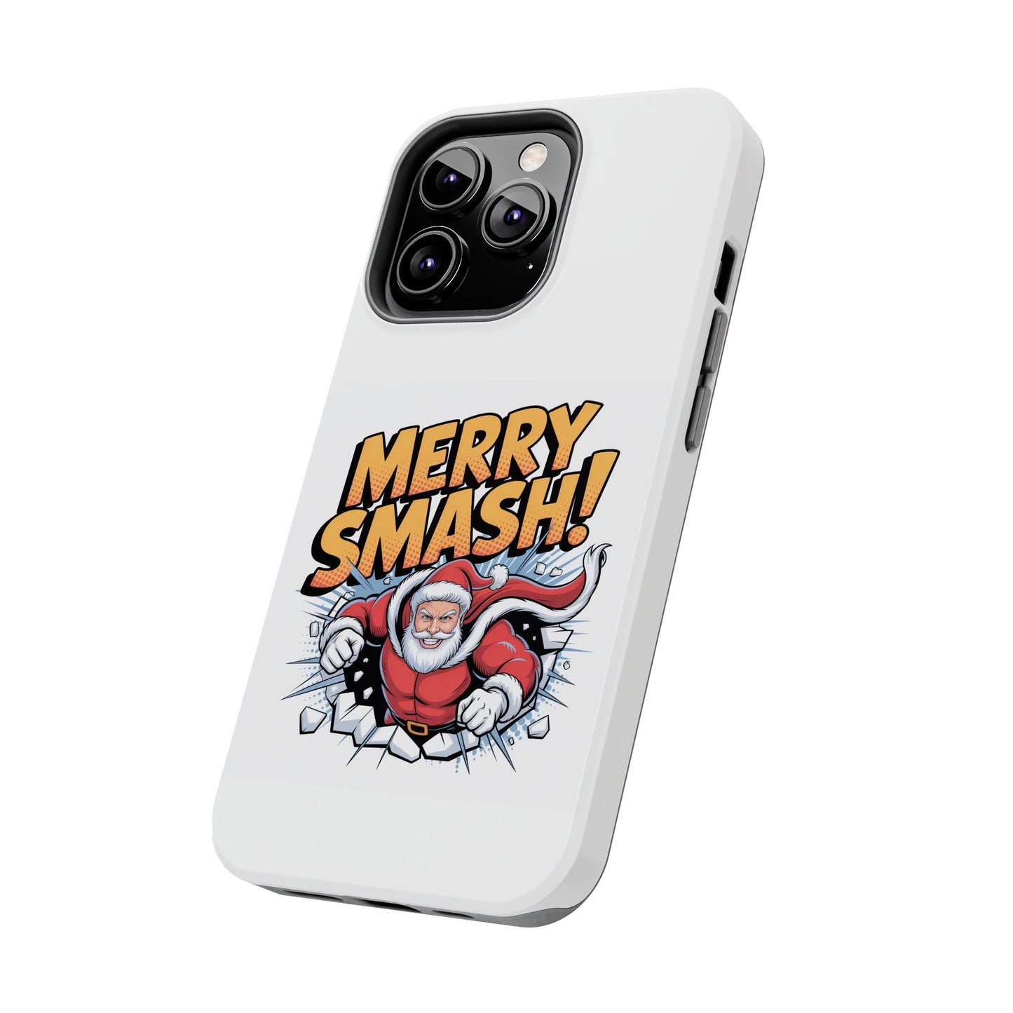 Santa Merry Smash Phone Case