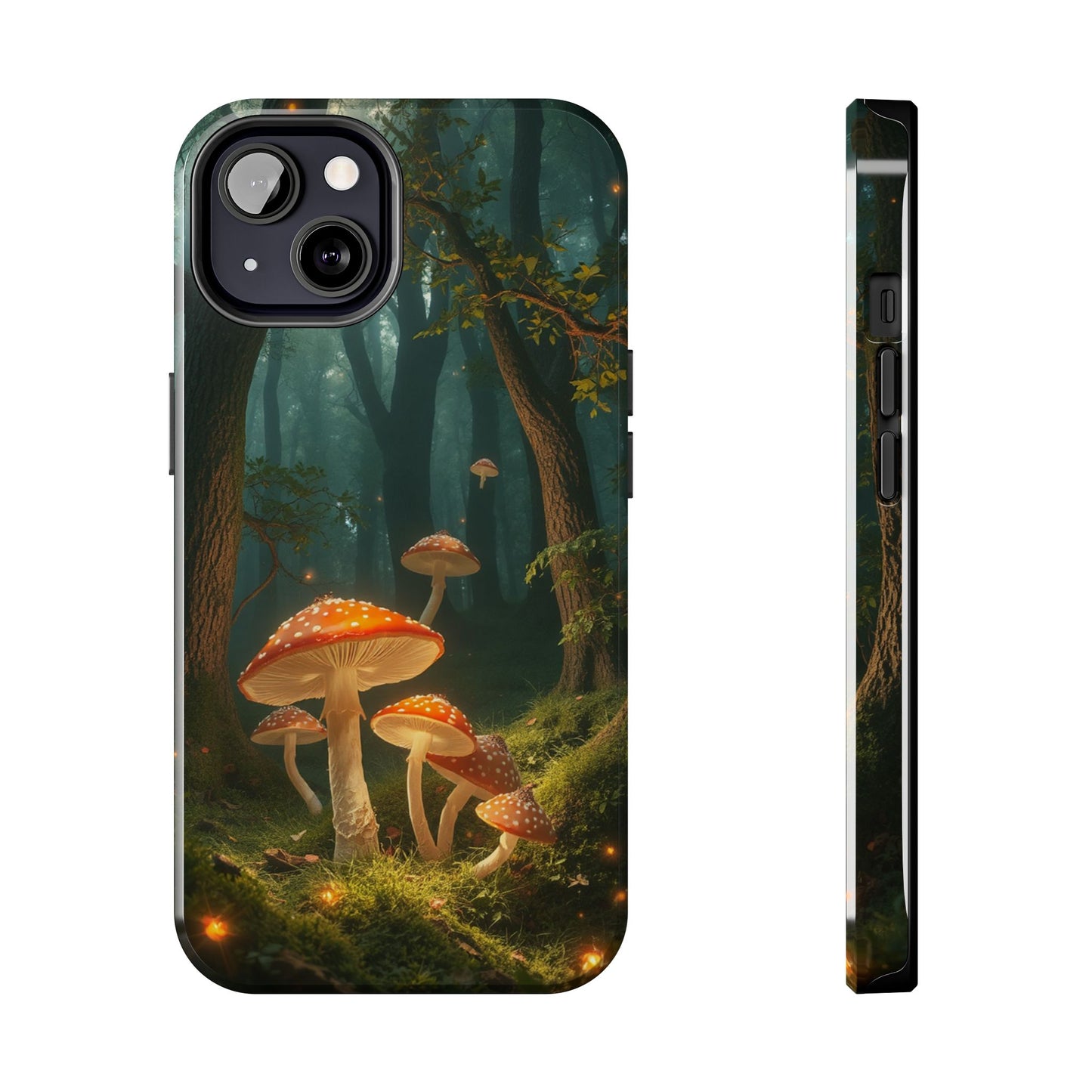 Whimsical Mushroom Tough Phone Case - Forest Fantasy Design