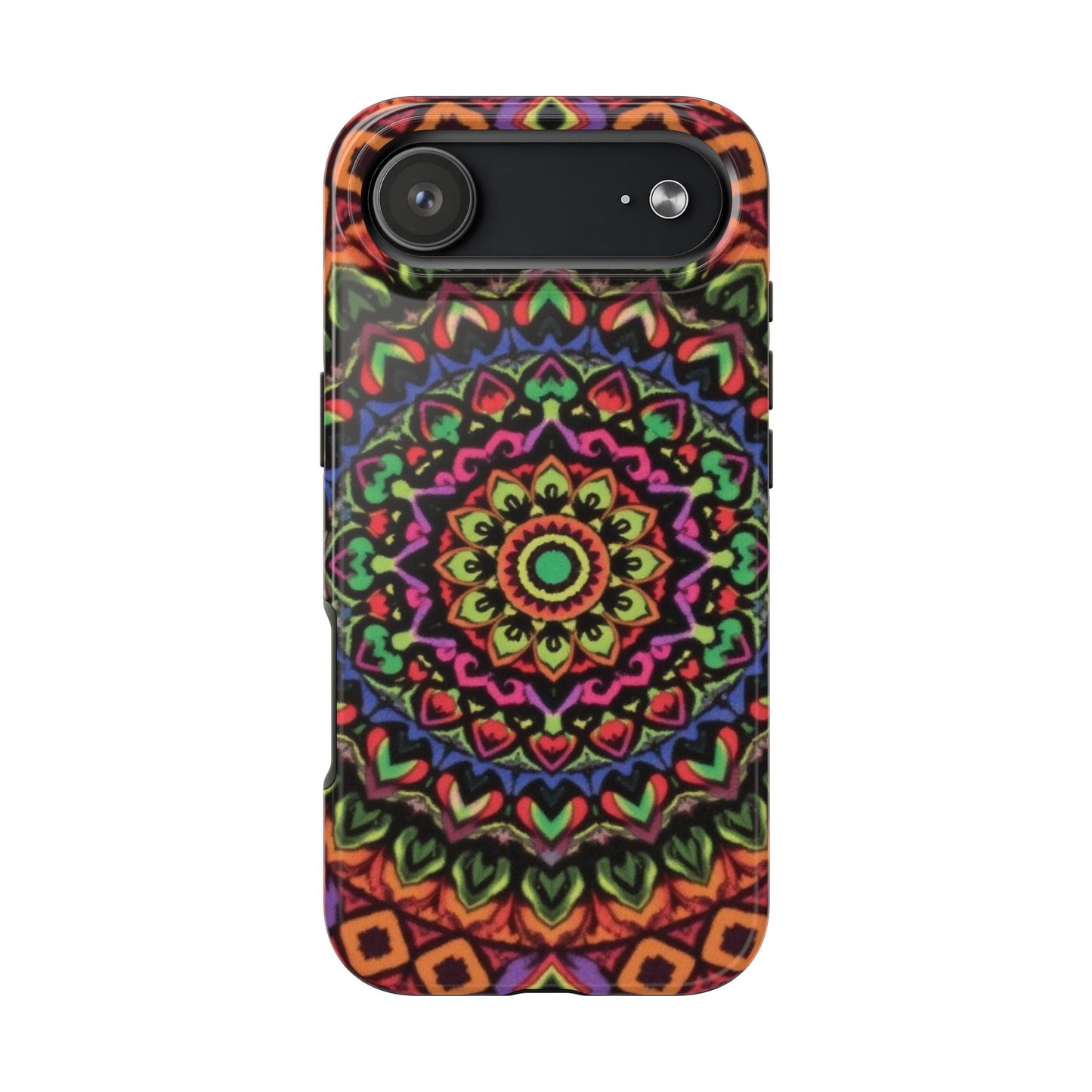 Colorful Mandala Tough Phone Case - Vibrant Designs for Trendy Protection - for iPhone