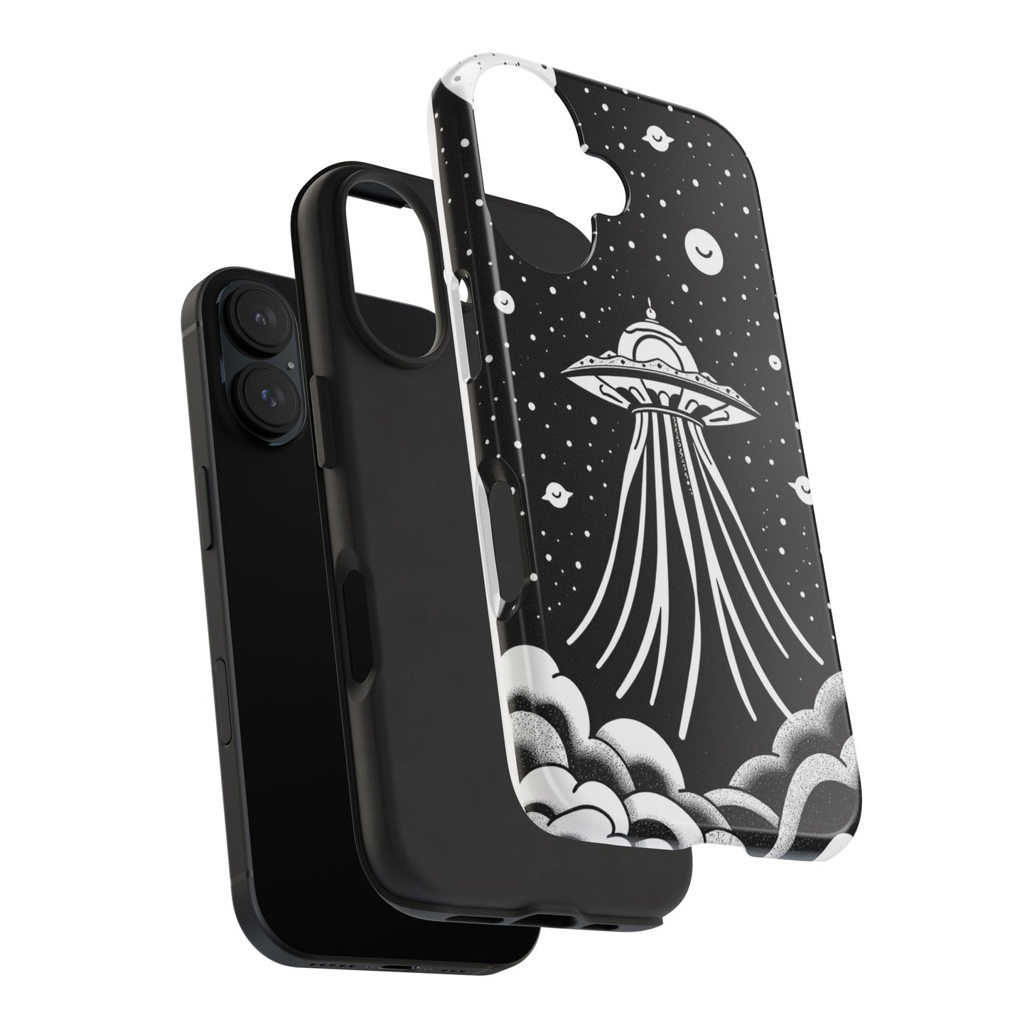 Galaxy UFO Tough Phone Case - Durable Protection with Unique Space Design