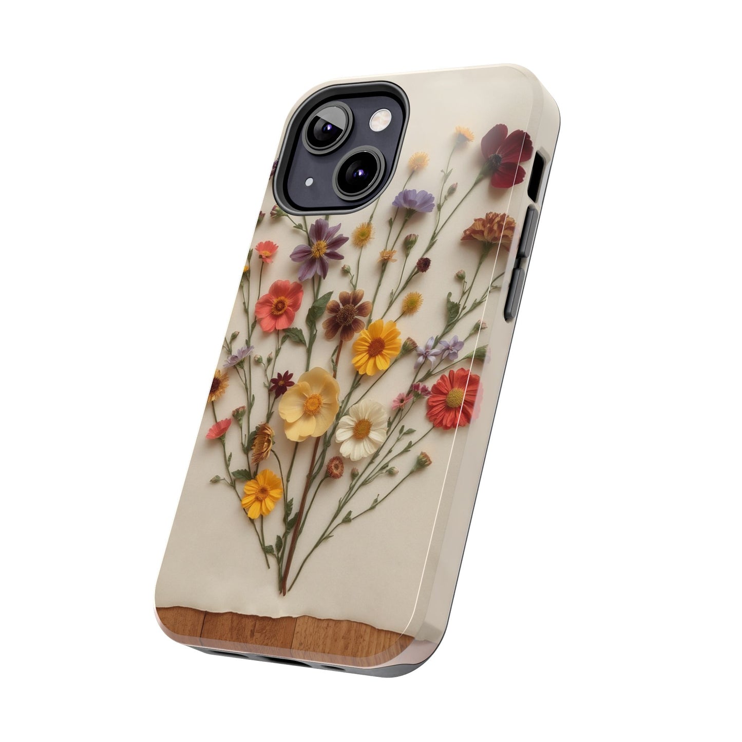 Floral Tough Phone Case - Durable Protection with Nature-Inspired Design