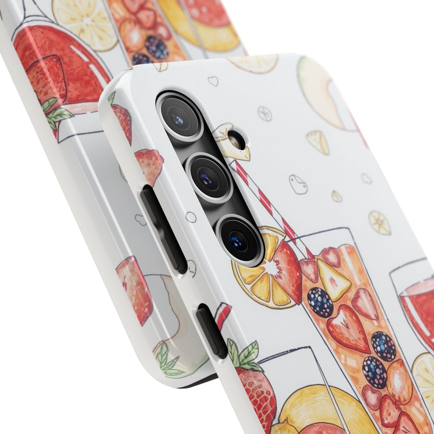 Colorful Fruit Cocktail Tough Phone Case - Perfect for Summer Vibes