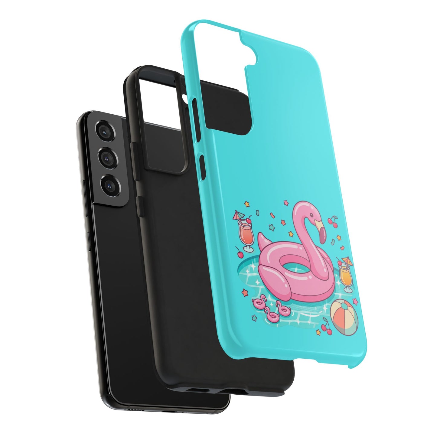 Flamingo Pool Party iPhone Case