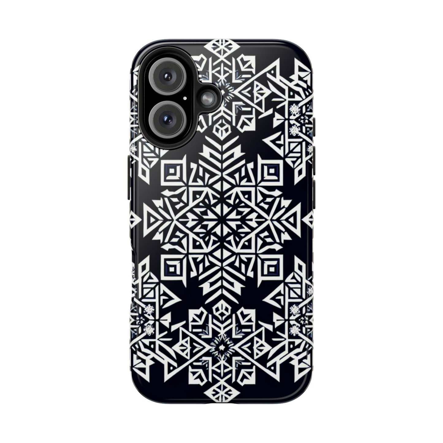 Winter Wonderland Tough Phone Case - Digital Snowflake - for iPhone
