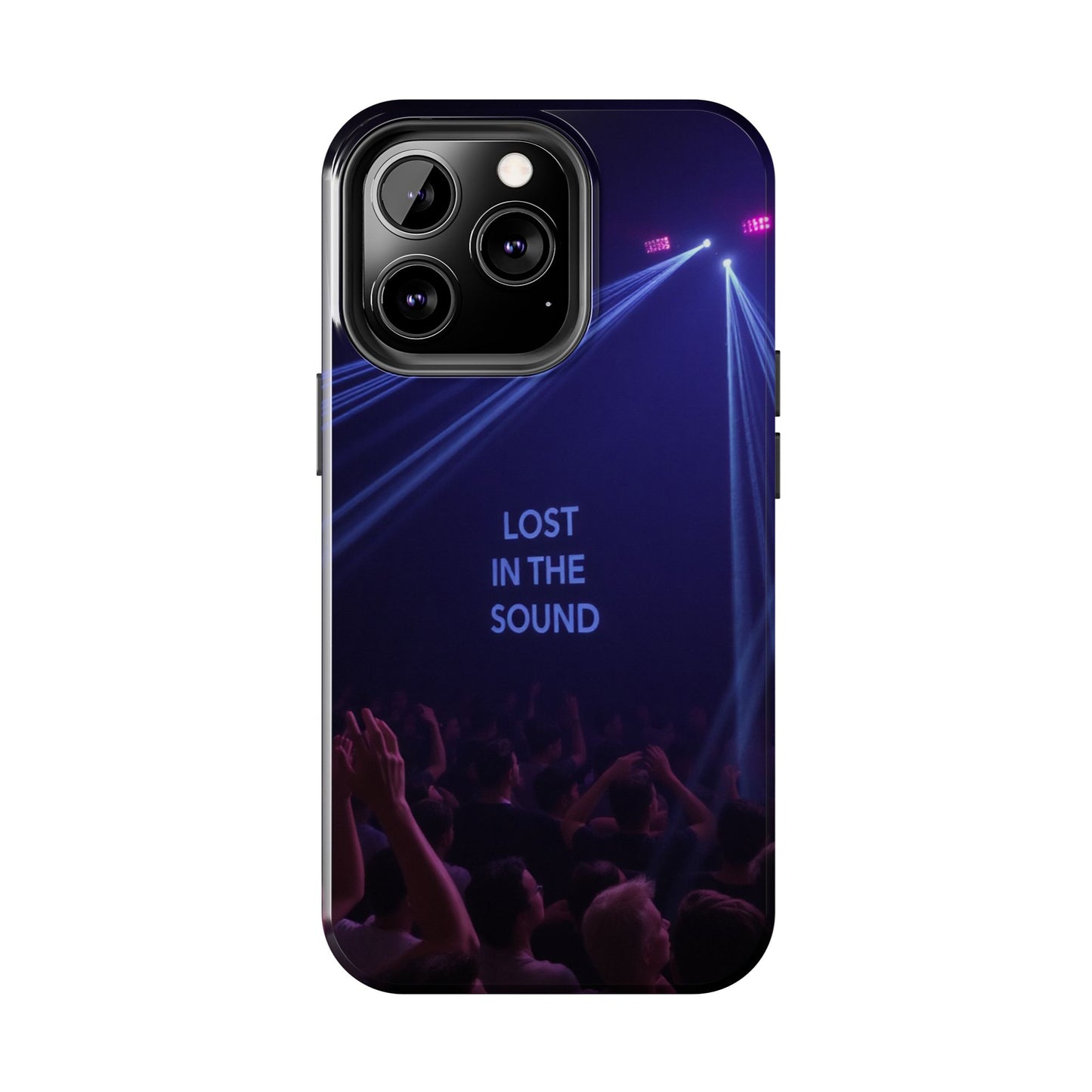 Vibrant Tough Phone Case - 'Lost in the Sound' Design for Music Lovers