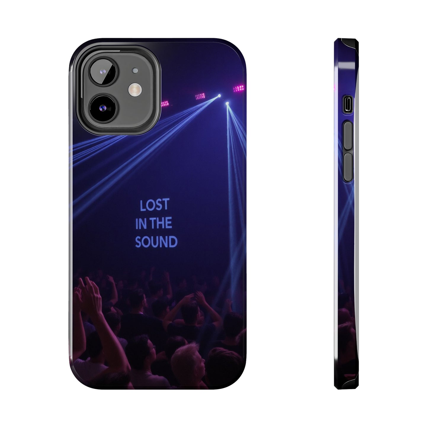 Vibrant Tough Phone Case - 'Lost in the Sound' Design for Music Lovers