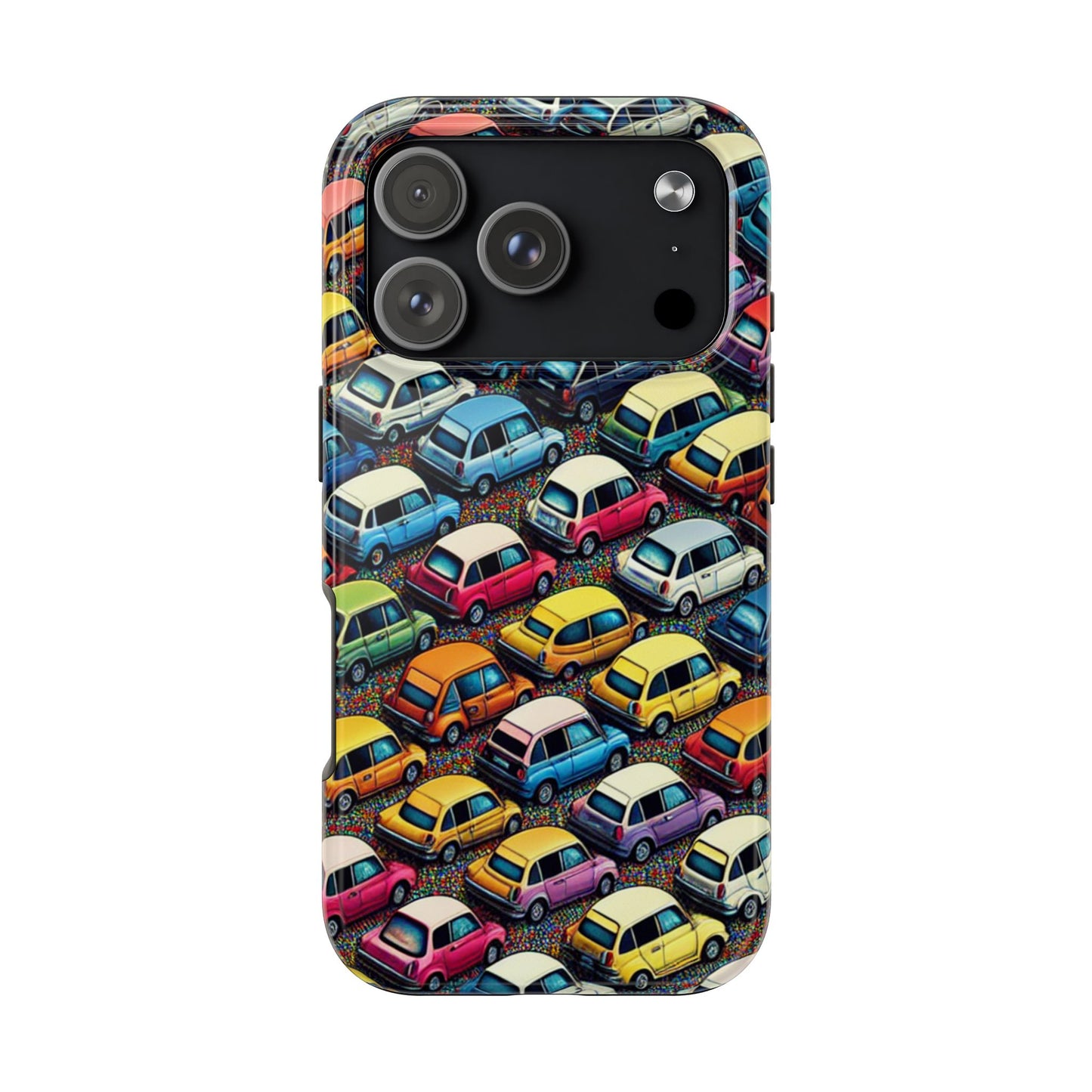 Car Phone Case - City Traffic Pattern Design - for iPhone