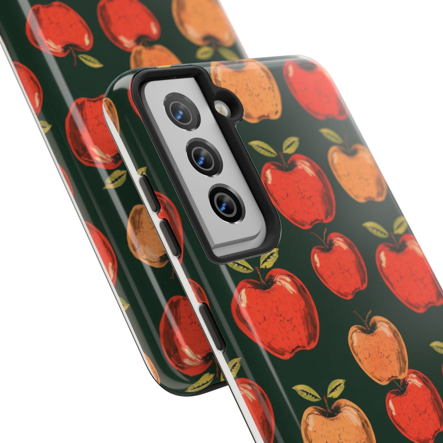 Apple Retro Pattern Tough Phone Case - Durable, Stylish, and Protective for Everyday Use - for iPhone