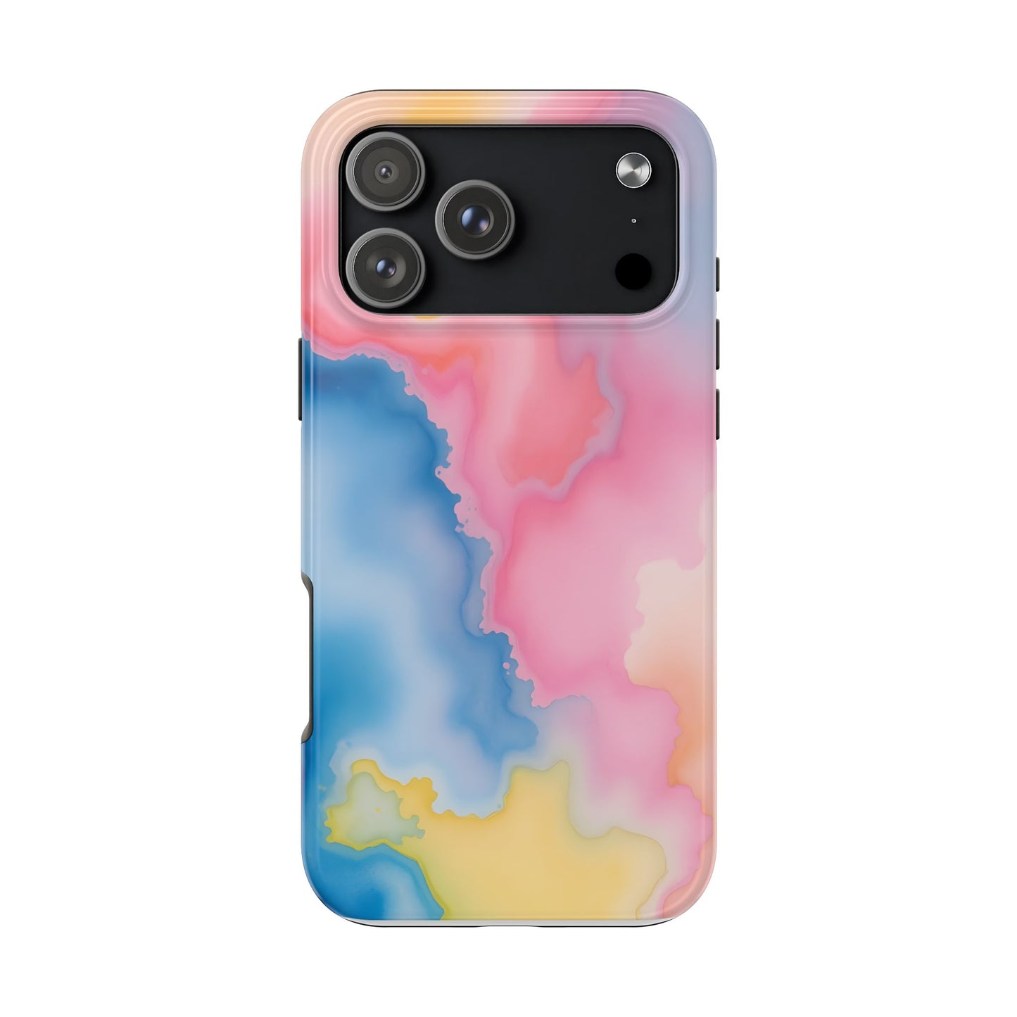 Painted Watercolor Tough Phone Case - Durable Protection with Artistic Vibes - for iPhone