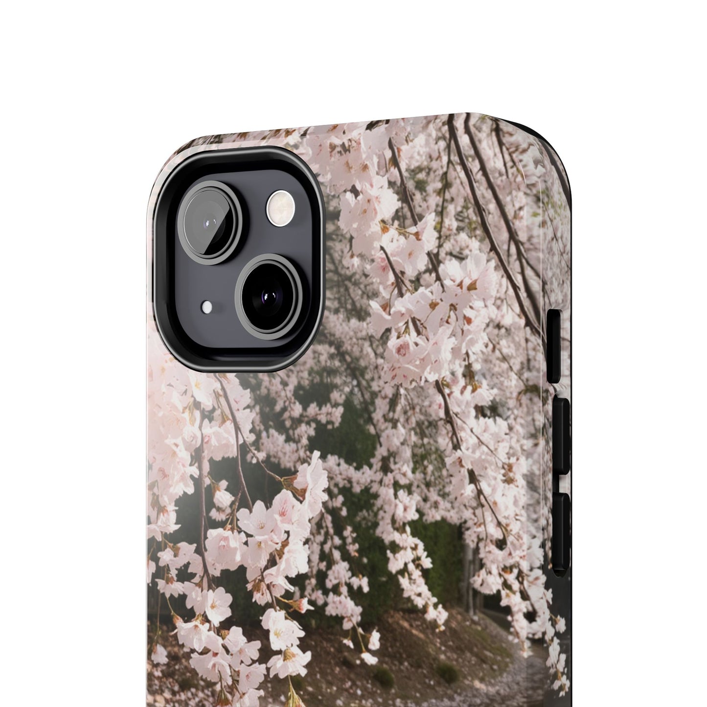 Cherry Blossom Tough Phone Cases - Durable Protection with Floral Serenity