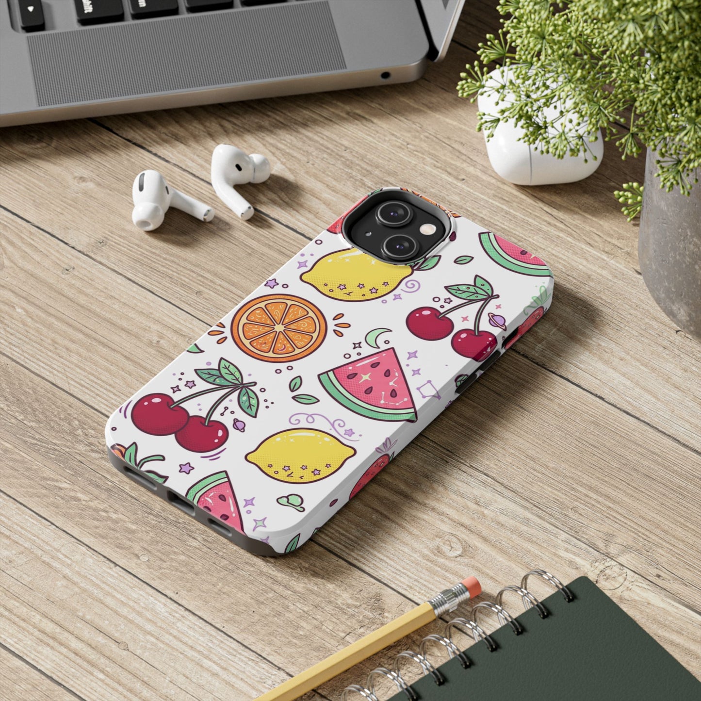 Tough Phone Case — Summer Fruit Explosion Pattern