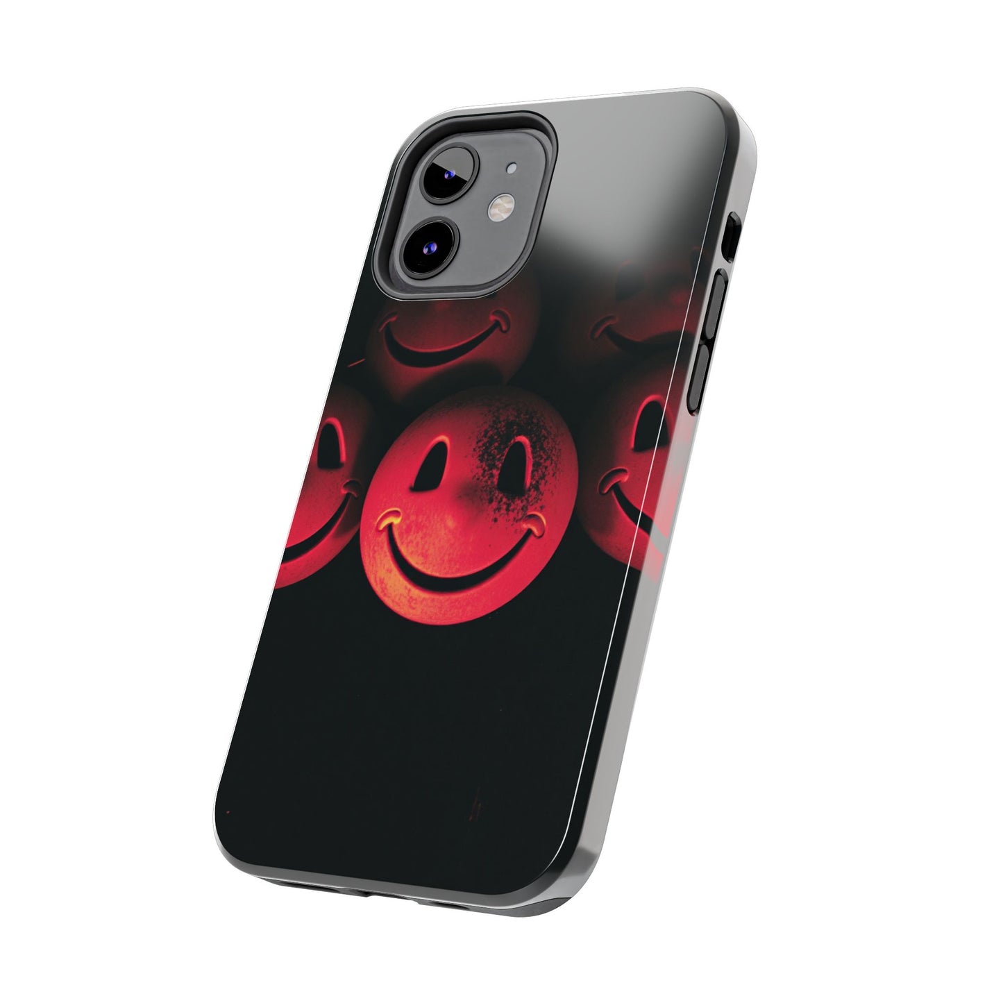 Smiley Face Tough Phone Case - Durable Protection with Fun Design