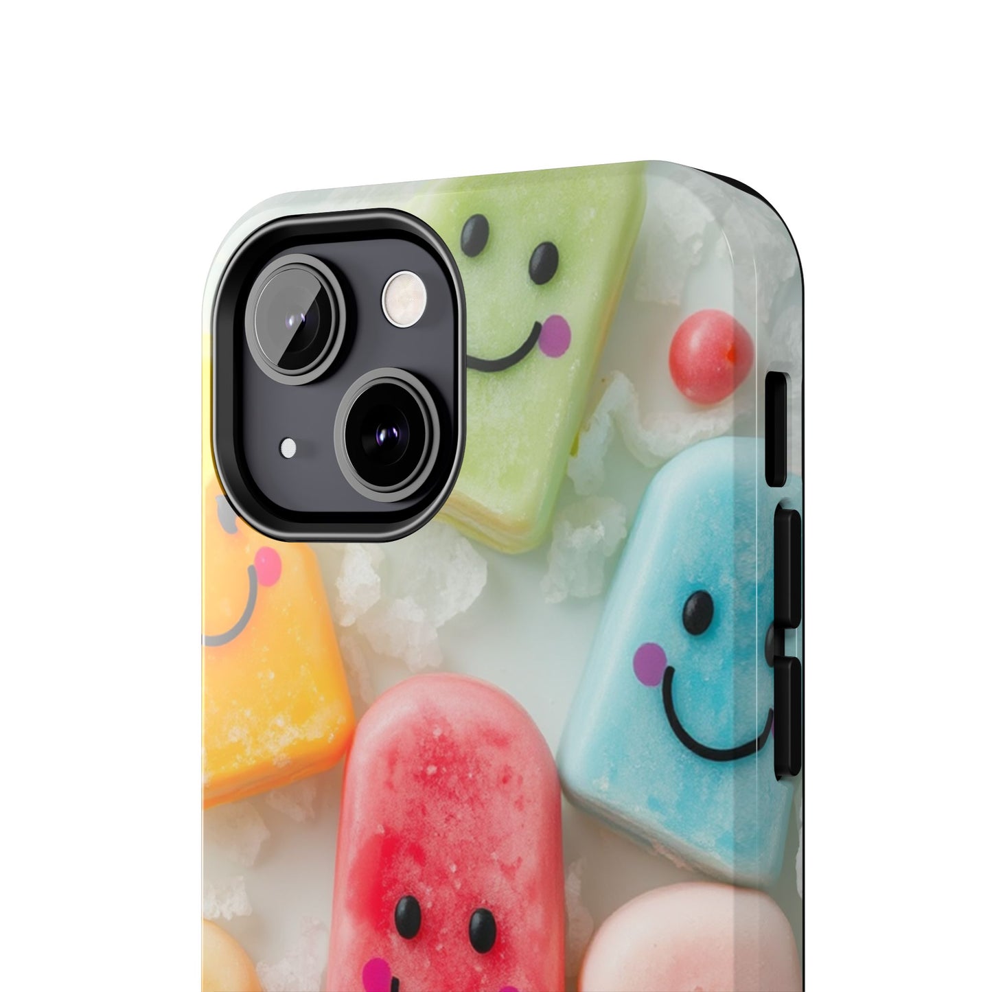 Cute Smile Popsicle Tough Phone Case - Fun Protection for Your Device