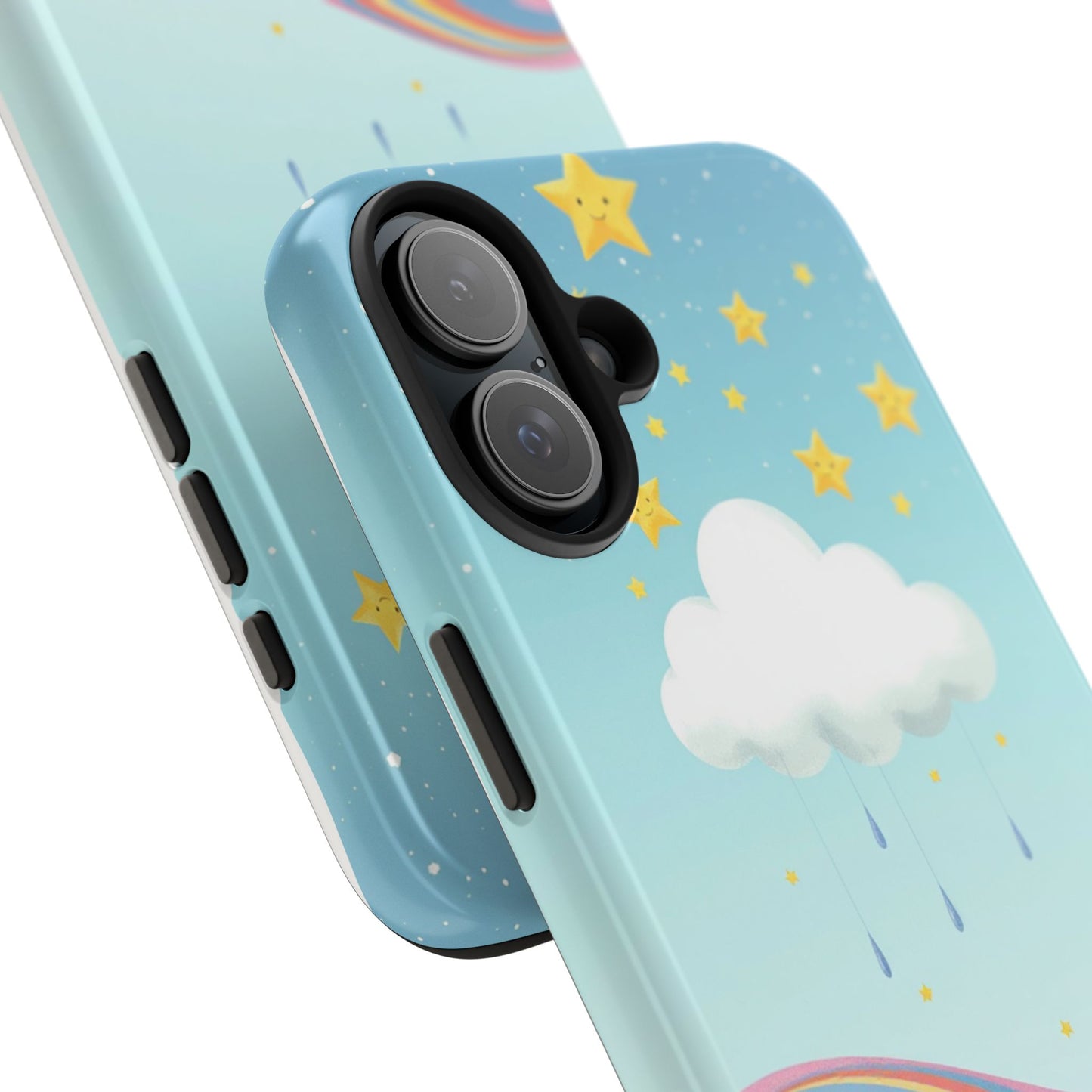 Colorful Rainbow Phone Case - Durable Tough Design for Adventurers