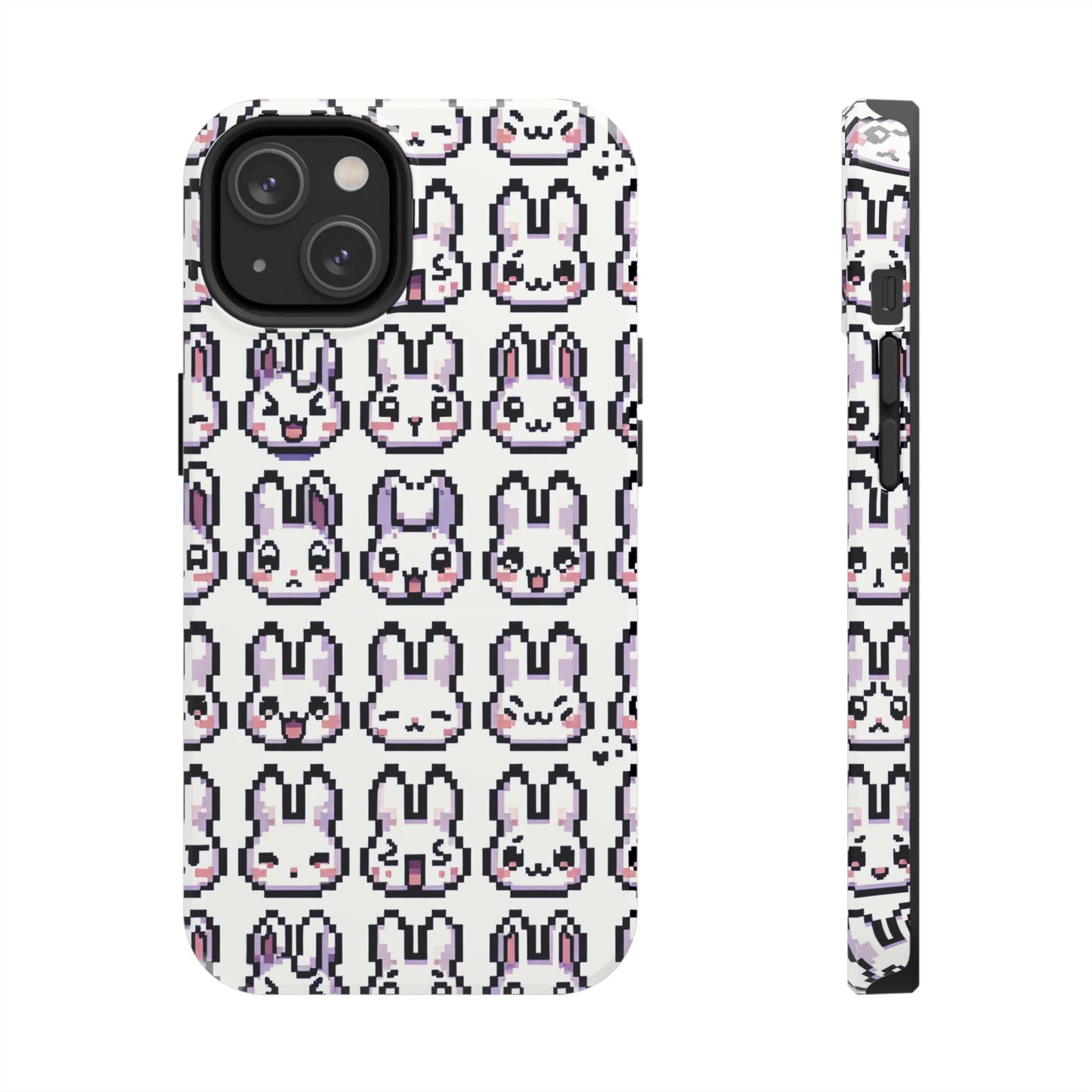 Cute Pixel Bunny Tough Phone Case - Stylish & Protective Cover for iPhone