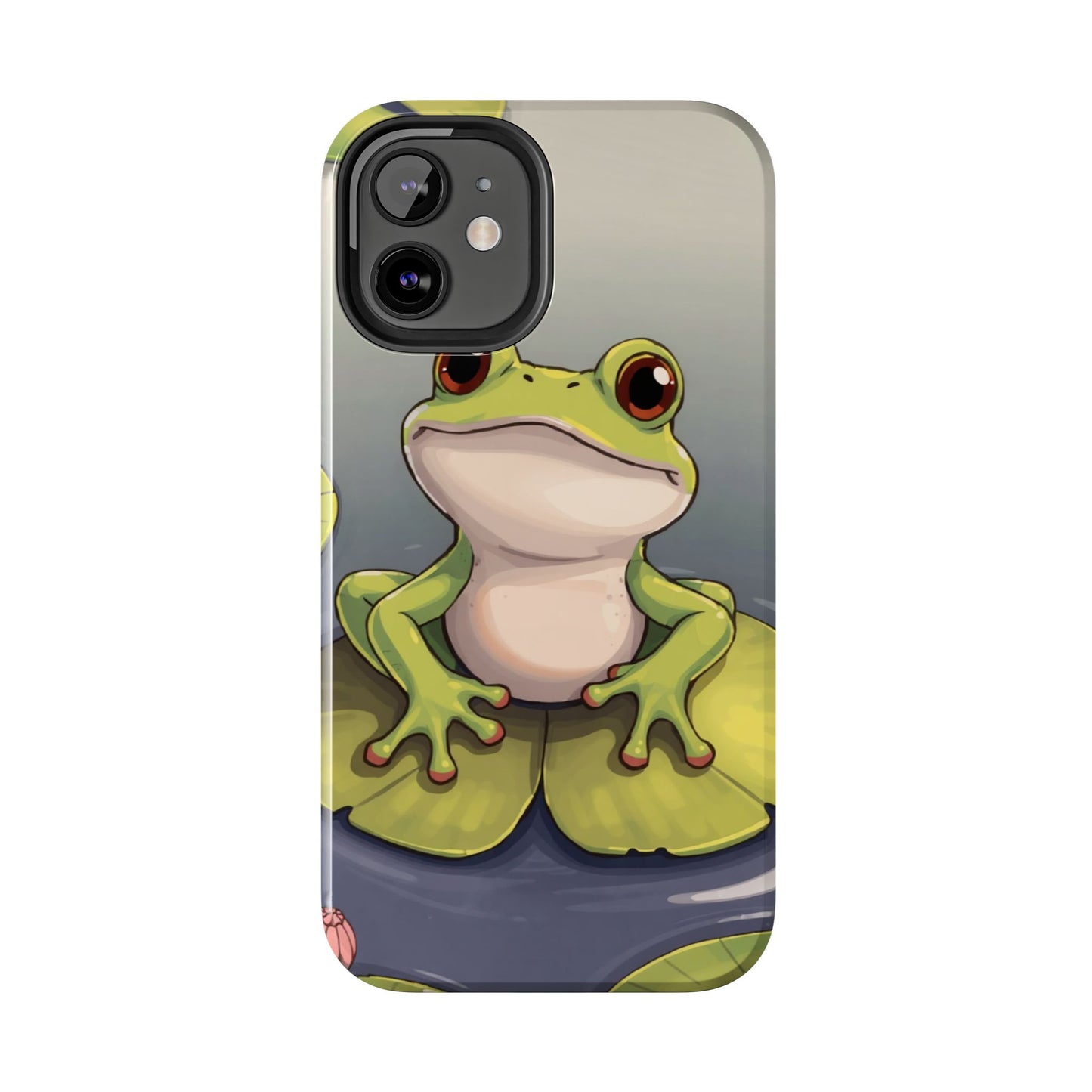 Cute Frog Tough Phone Case - Durable Protection with Nature Vibe
