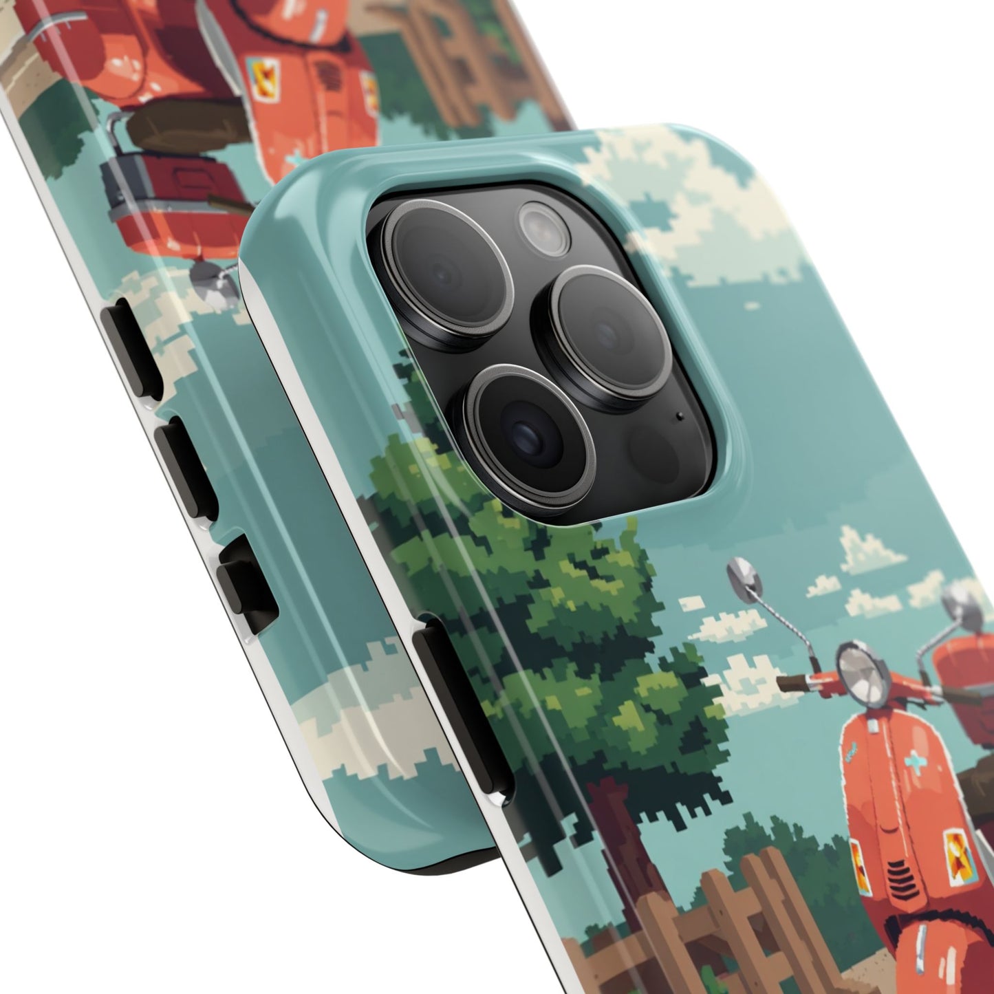 Retro Scooter Phone Case - Tough & Stylish Protection