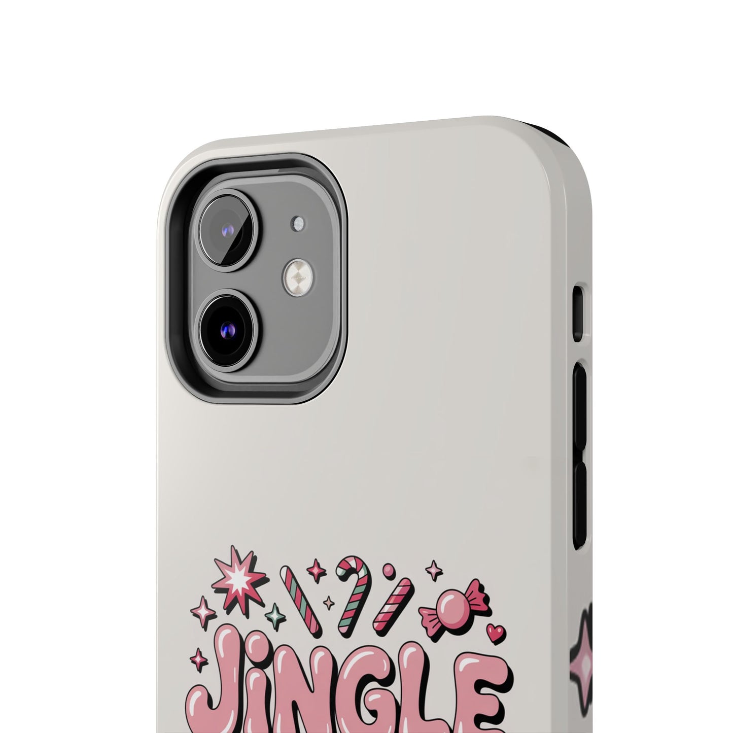 Jingle Babe Tough Phone Case - Festive Holiday Protection for Your iPhone