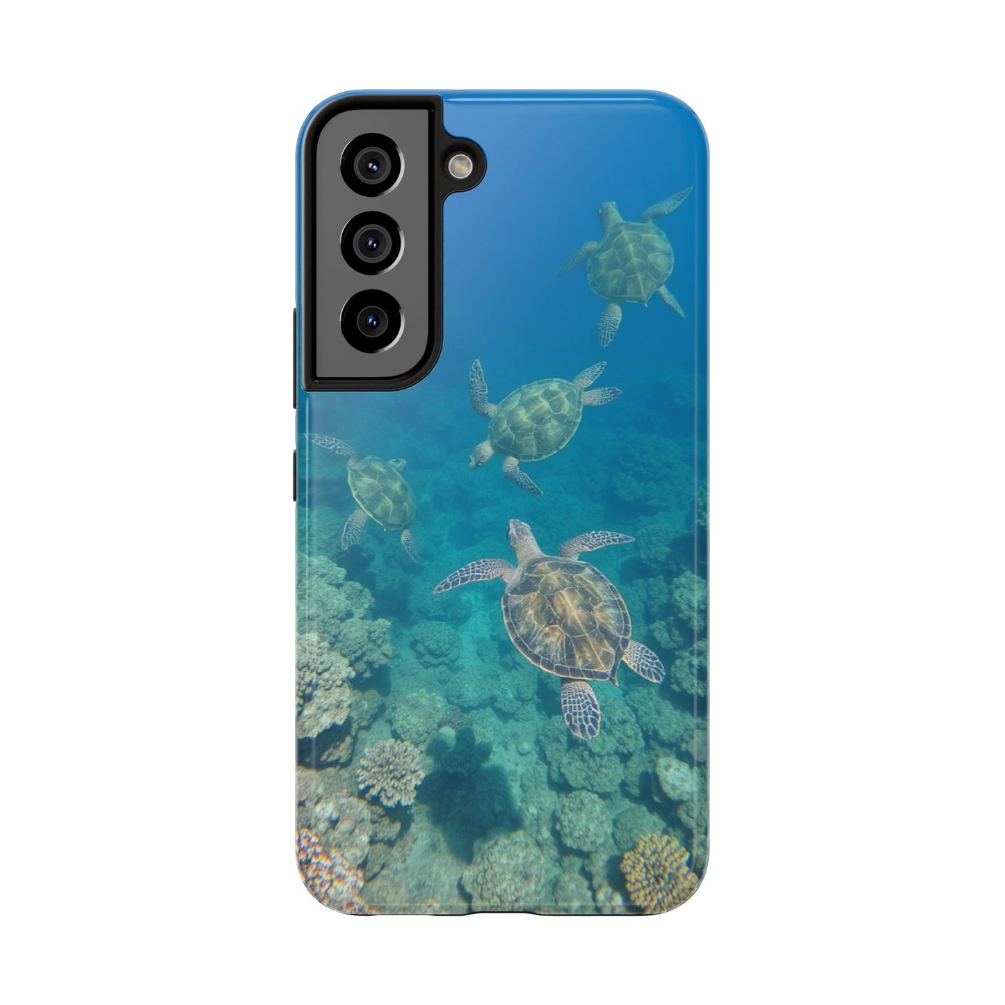 Ocean Turtle Tough Phone Cases - Durable Protection with Marine Art