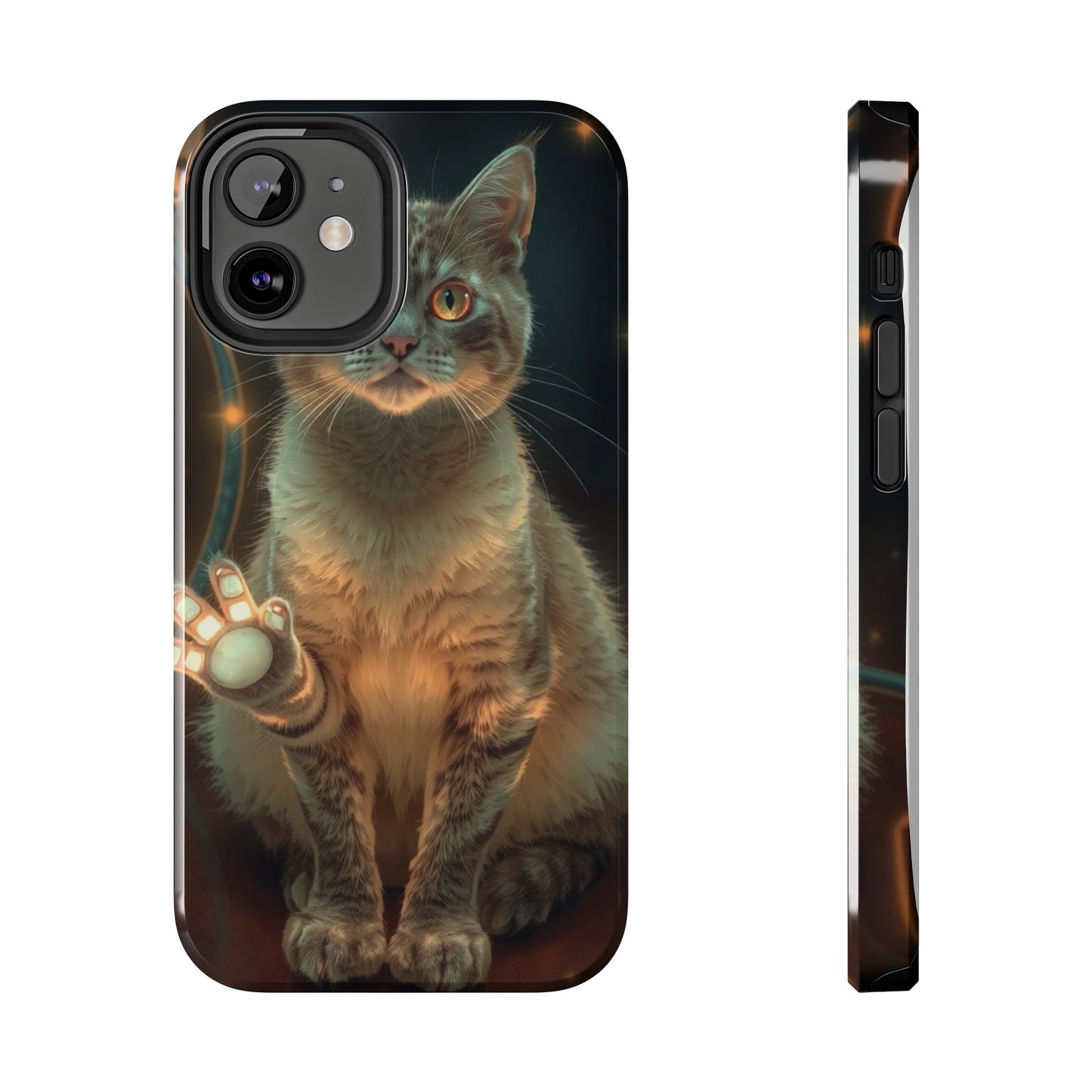 Whimsical Cat Phone Case | Tough Phone Cases for Cat Lovers, Pet Accessories, Gift for Cat Owners, Cute Phone Cover, Personalized Tech