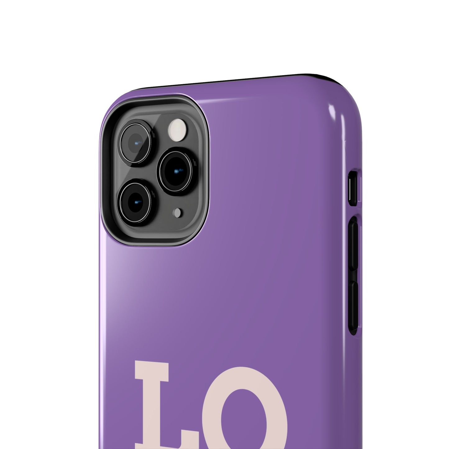 Purple Love Phone Case - Durable & Stylish Tough Case - for iPhone