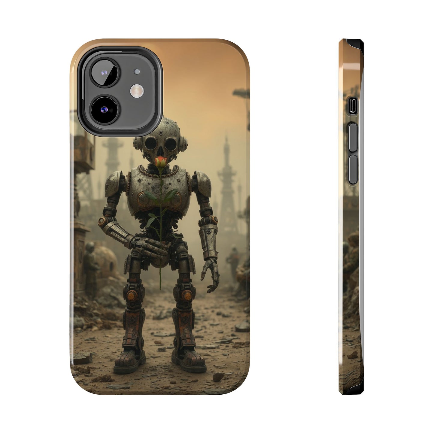 Robotic Sentinel Tough Phone Case - Durable Protector for Sci-Fi Lovers