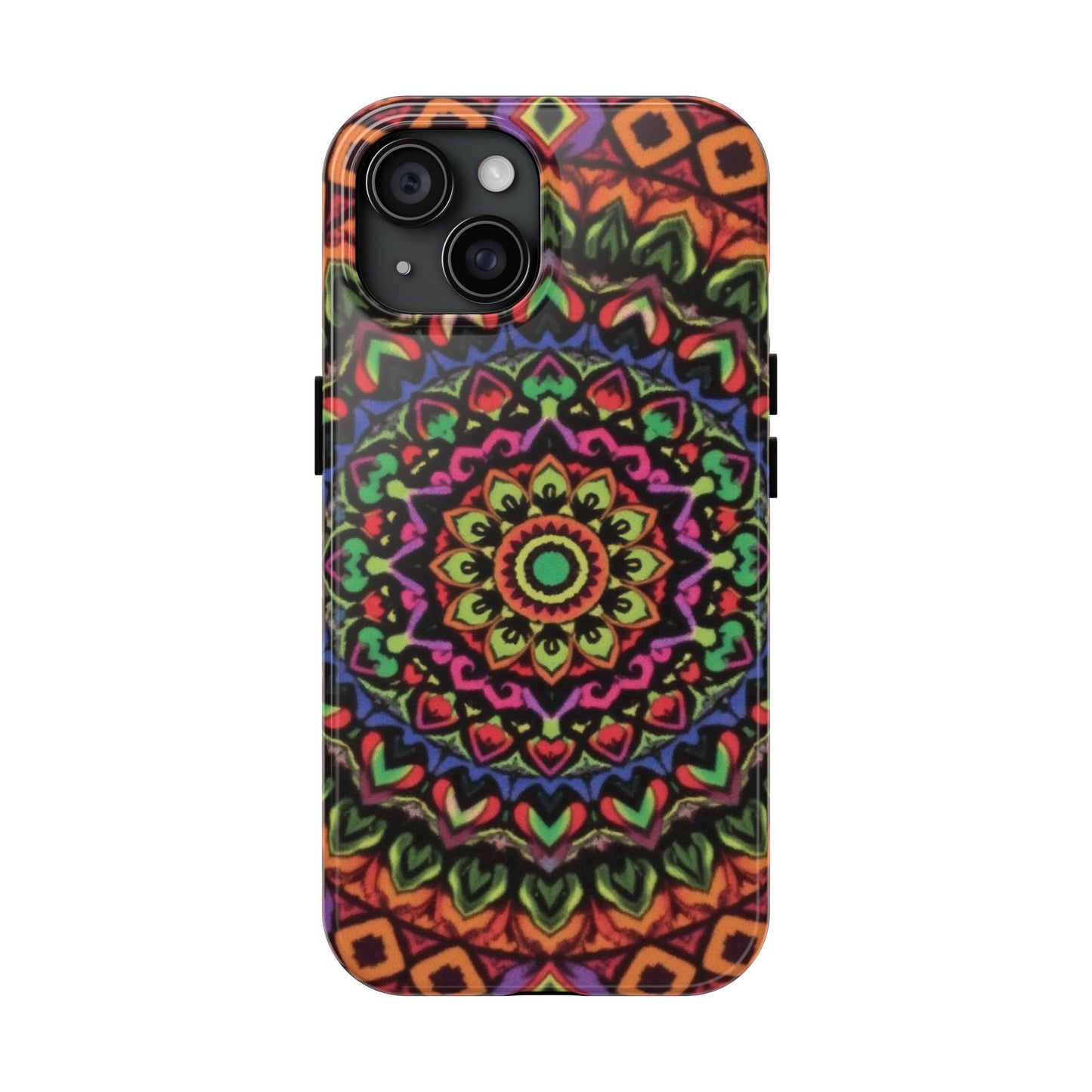 Colorful Mandala Tough Phone Case - Vibrant Designs for Trendy Protection - for iPhone