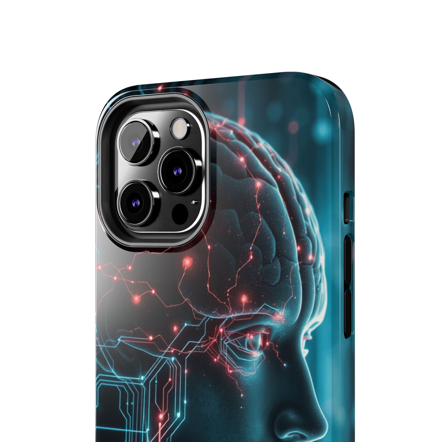 Futuristic Brain Design Tough Phone Case