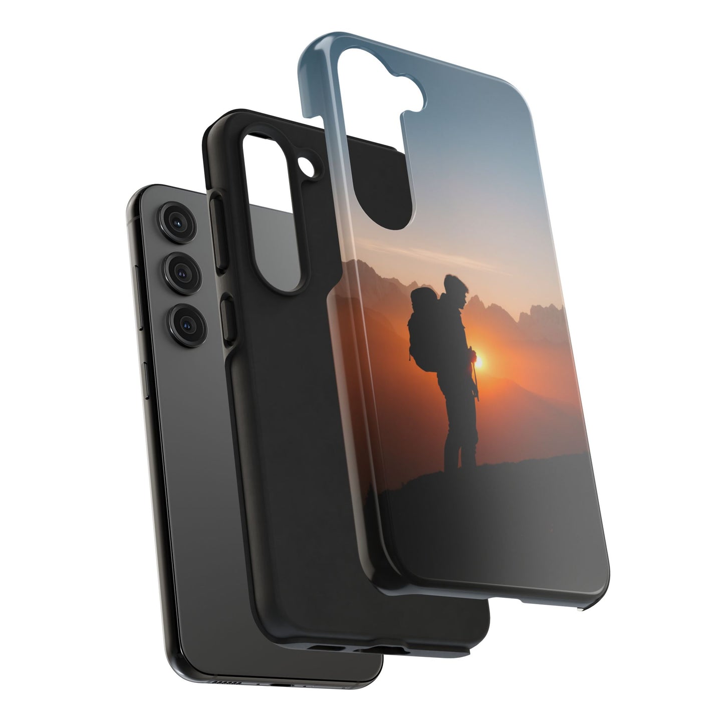 Explorer Adventure Sunset Mountain iPhone Case