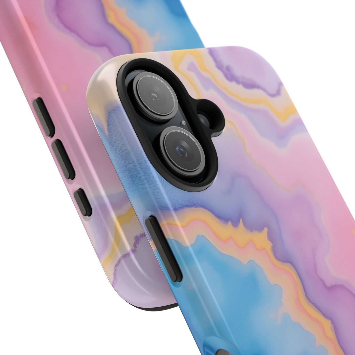 Watercolor Abstract Colors Tough Phone Case - Protective Cover for iPhone