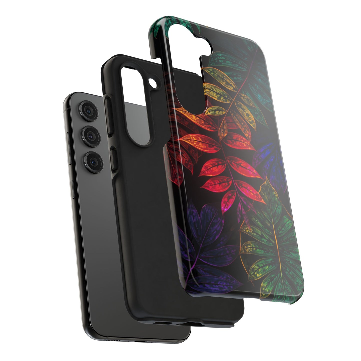 Vibrant Tropical Leaf Tough Phone Case